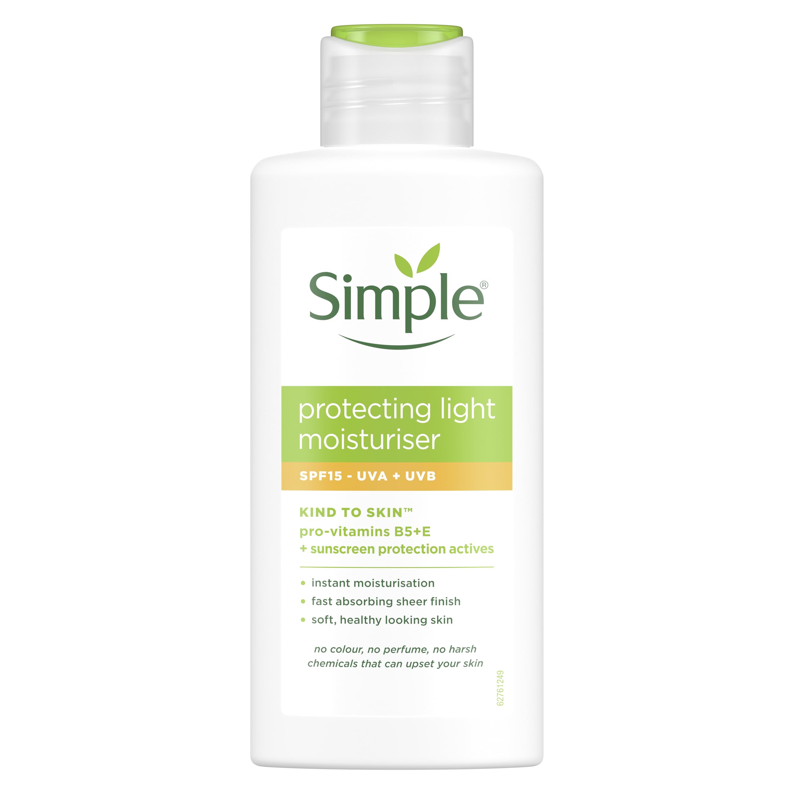 Simple Kind to Skin Protecting Light Moisturiser SPF 15 with Pro-Vitamin B5 & Vitamin E, 125 ml