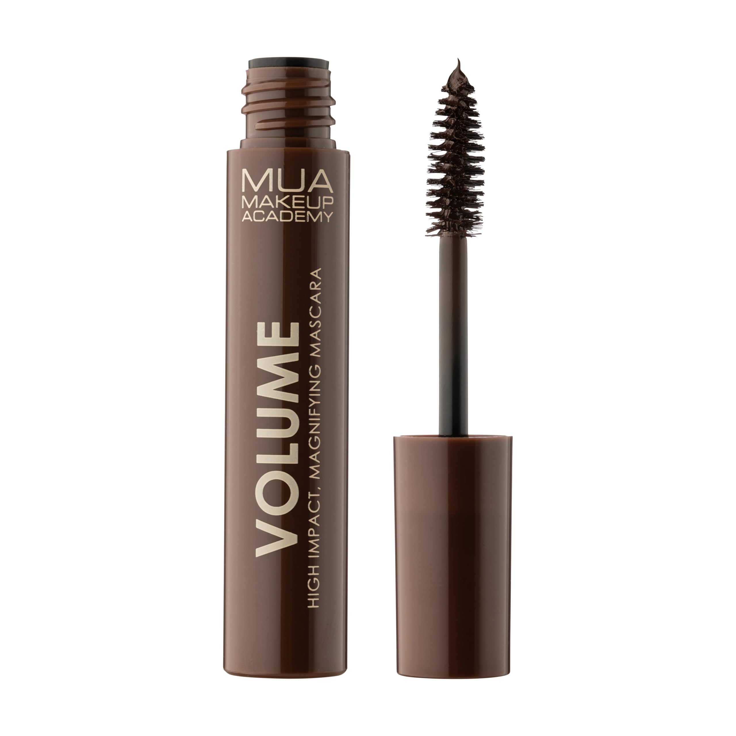 MUA Makeup Academy High Impact &amp; Magnifying Mascara, Braun, Vegan &amp; Tierversuchsfrei 1