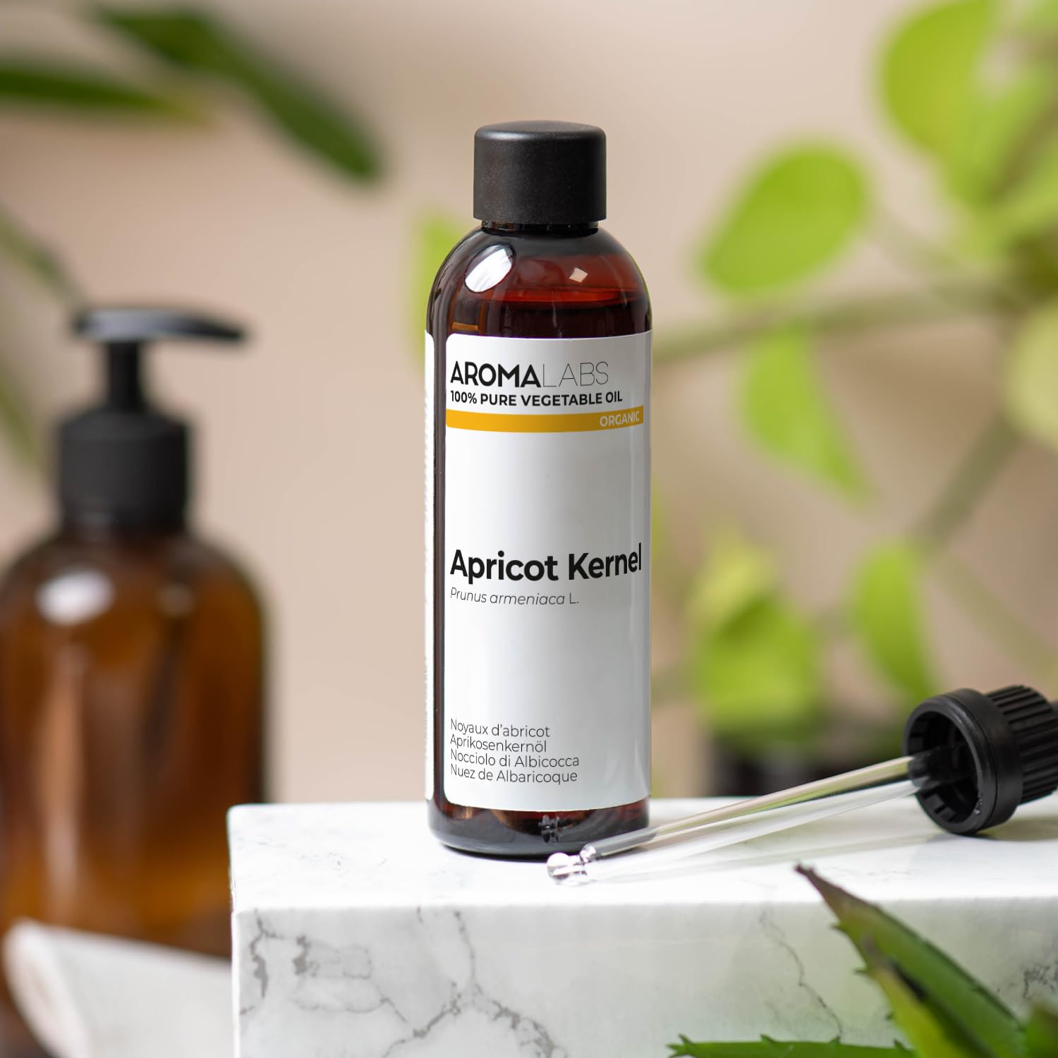 Aroma Labs 100% Pure Organic Apricot Kernel Oil - Cold Pressed - 100mL 7