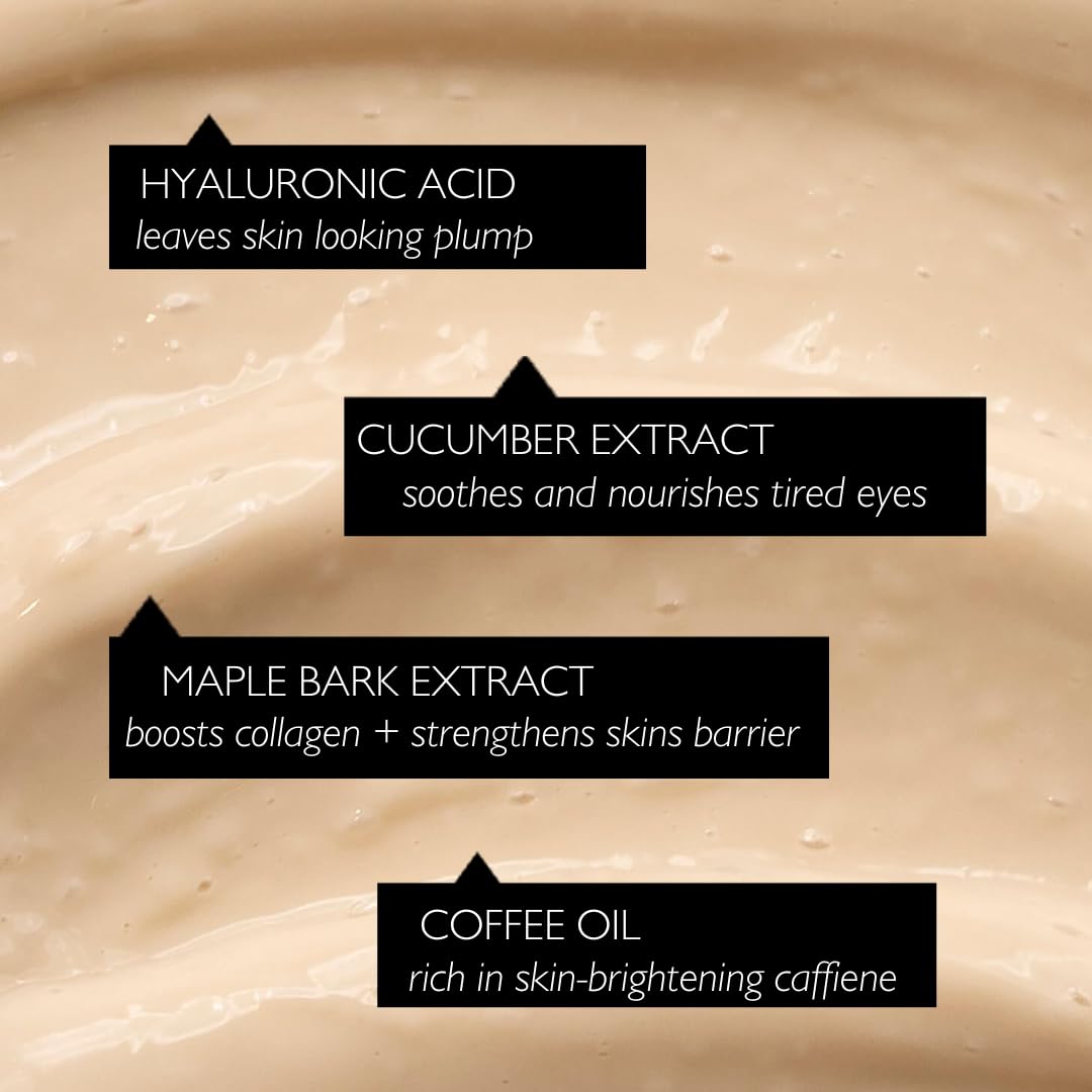 UpCircle Eye Cream with Coffee and Hyaluronic Acid for Dark Circles, Wrinkles & Puffiness 15ml 4