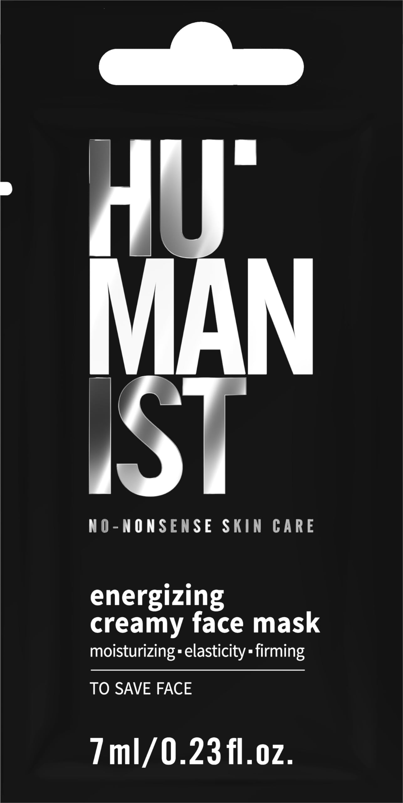 Delia Cosmetics HUMANIST Men’s Energizing Creamy Face Mask for Moisturizing and Firming