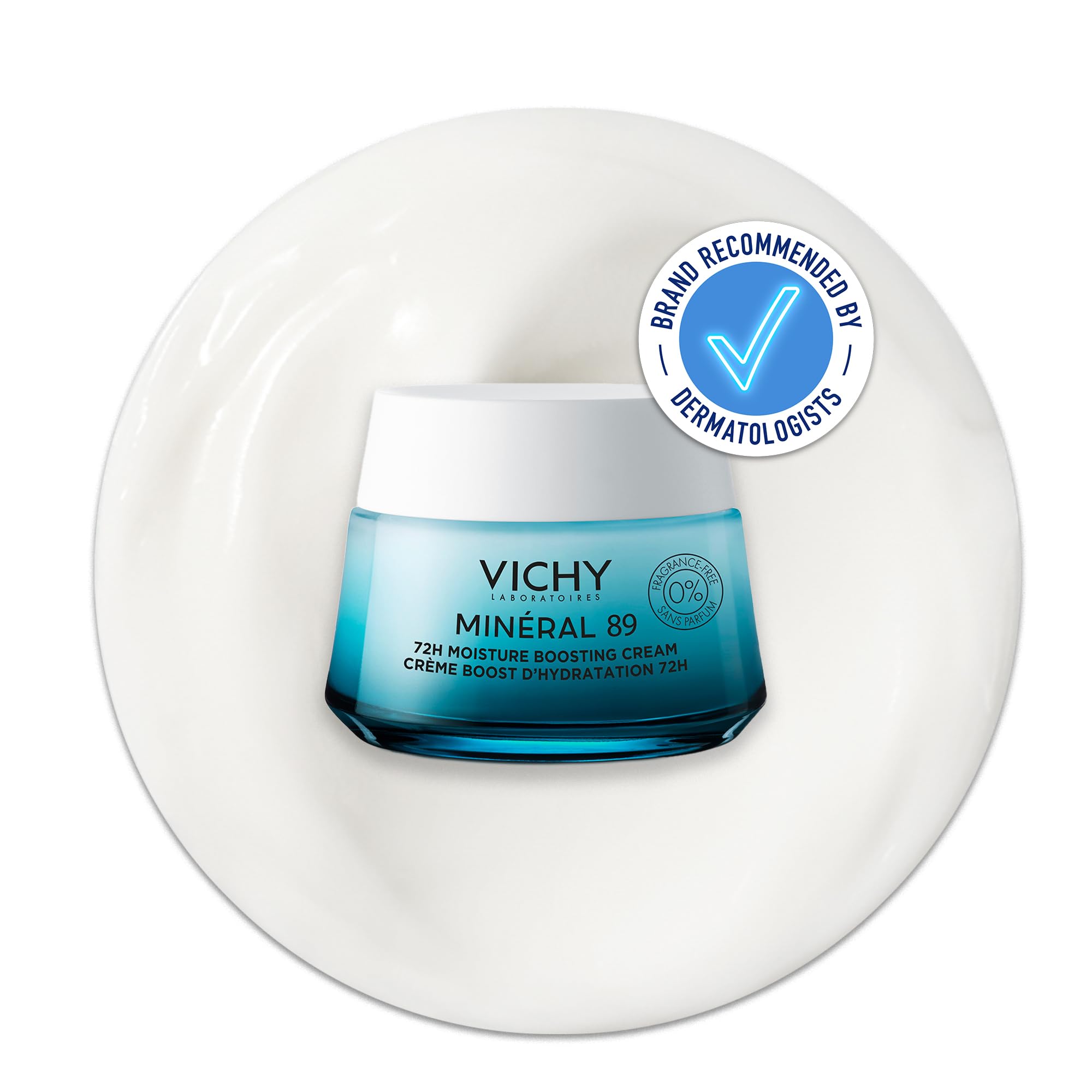 Vichy Minéral 89 72H Hyaluronic Acid & Squalane Moisture Boosting Cream
