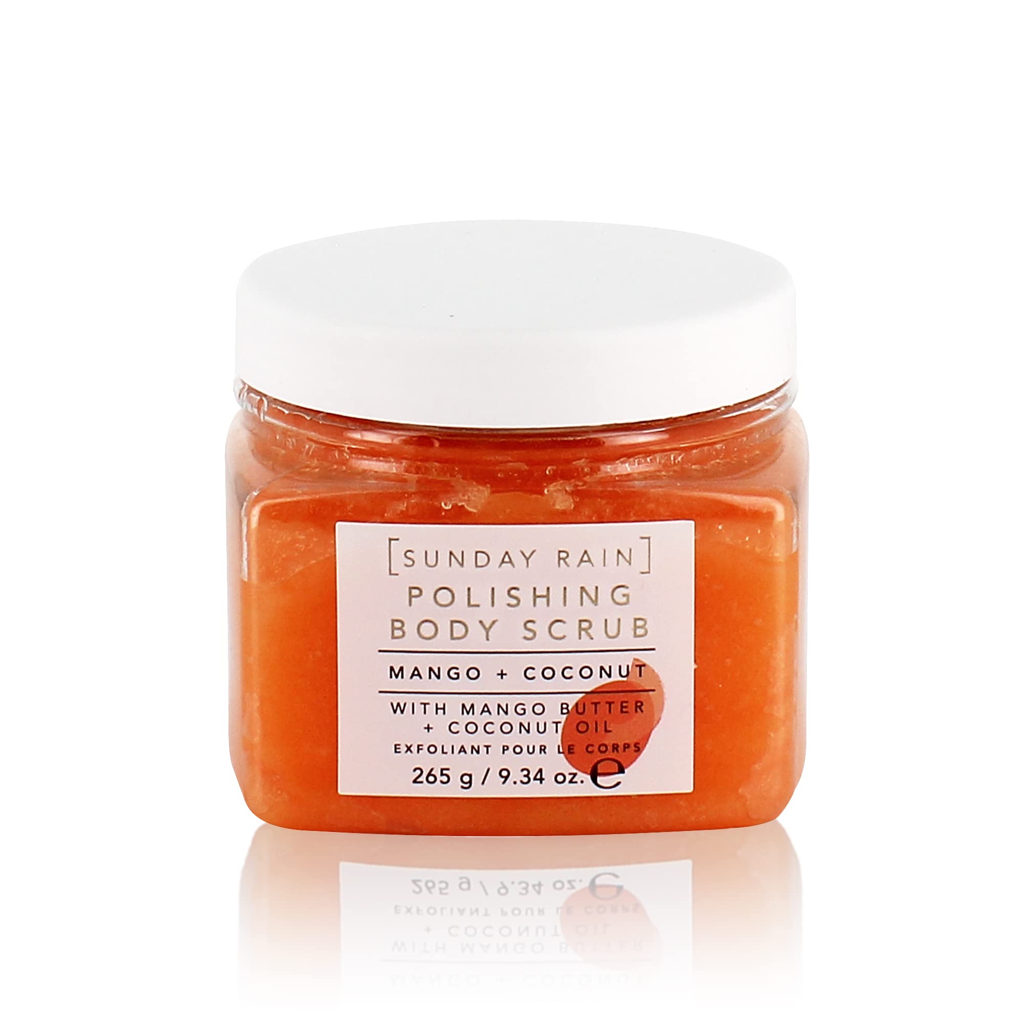Sunday Rain Polishing Body Scrub with Mango & Coconut for Soft Skin
