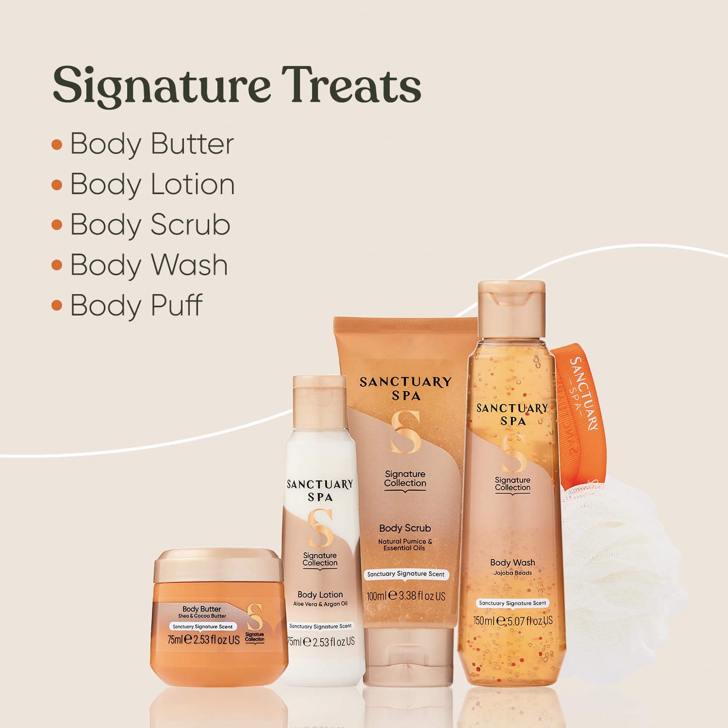 Sanctuary Spa Signature Treats Geschenkset, vegan, Geschenk für Frauen, Geburtstagsgeschenk 3
