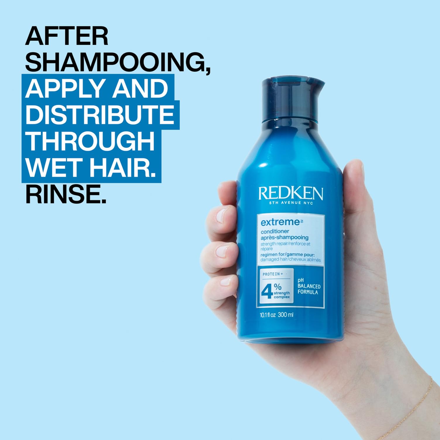 REDKEN Conditioner for Damaged Hair: Repairs Strength and Adds Flexibility 5