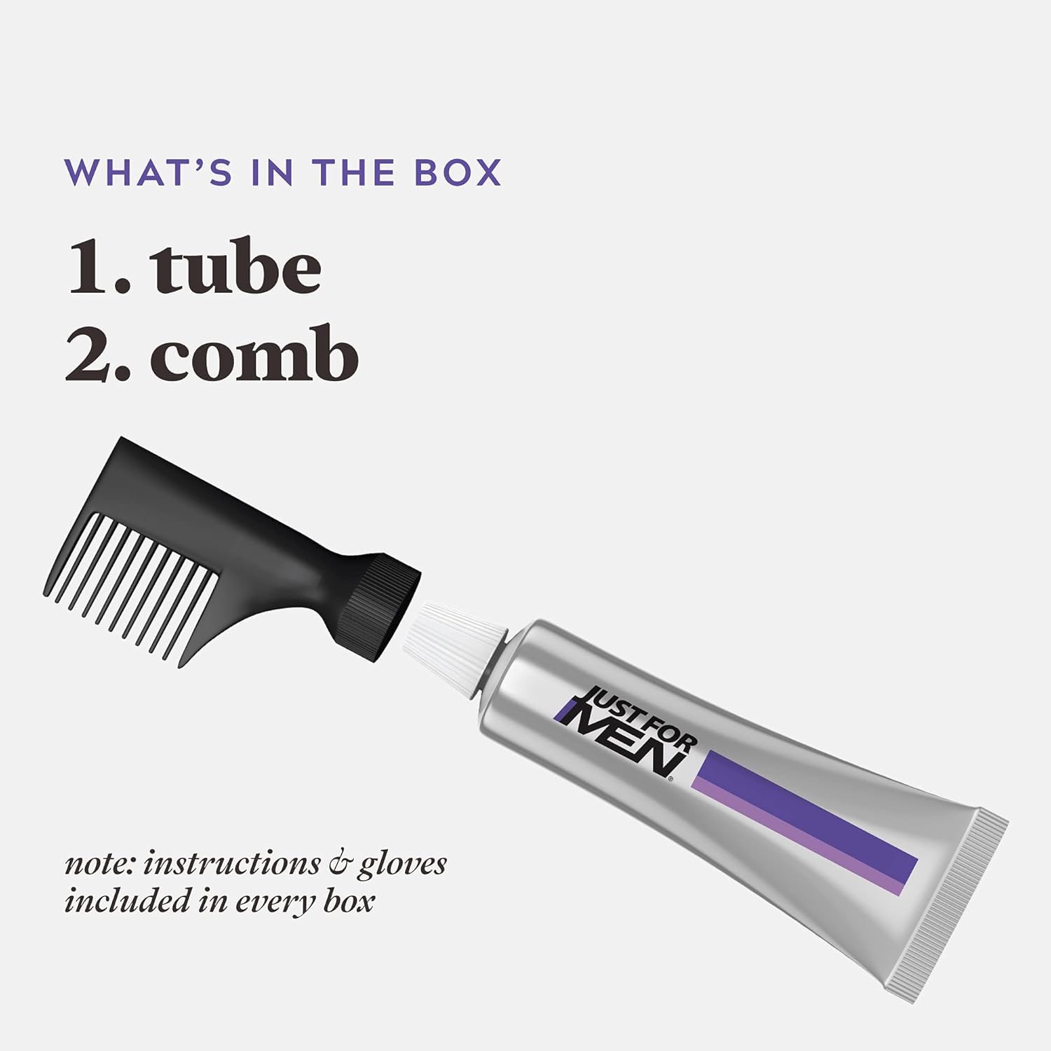 Just For Men Touch of Grey Dark Brown Hair Dye T45 for Natural Salt & Pepper Look 3