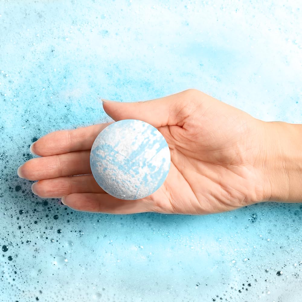 ZIMPLI 8 x UK Made Value Bath Bombs Gift Set with Essential Oils for Women 5