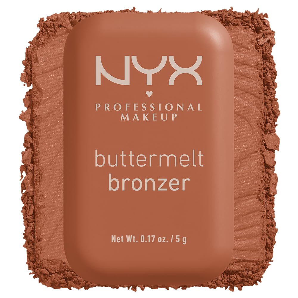 NYX Professional Makeup Buttermelt Bronzer Powder - Up to 12H Wear, Fade & Transfer Resistant, Vegan Formula 1