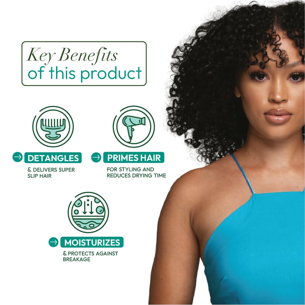 ORS Olive Oil Leave-In Conditioner with Rice Water for Ultimate Moisture & Detangling - 473ml 3