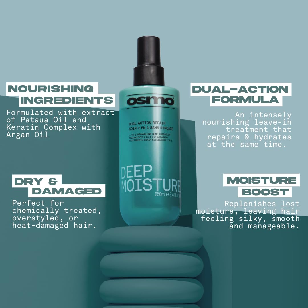 OSMO Keratin Dual Action Repair Intensive Leave-in Treatment for Deep Moisture