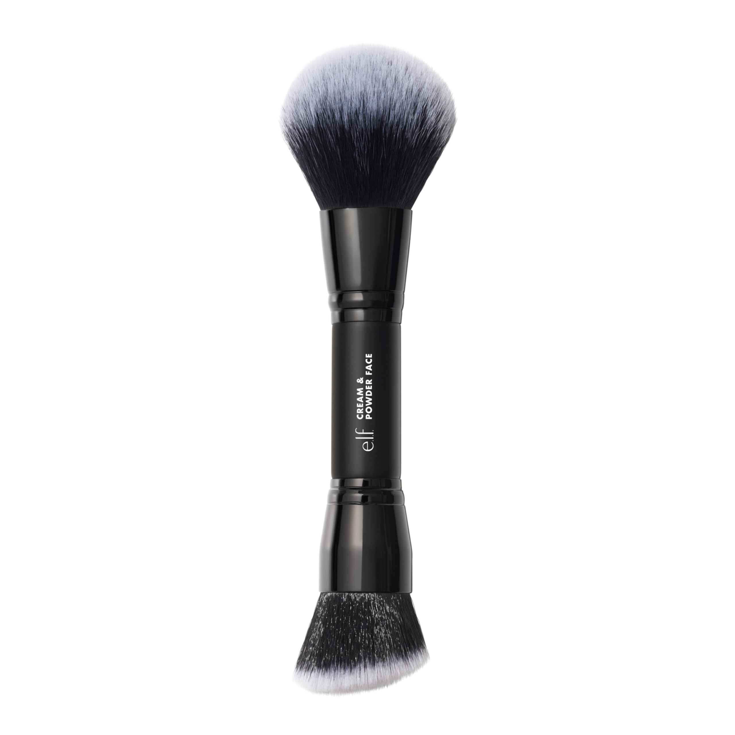 e.l.f. Dual-Ended Cream + Powder Brush: Two-in-One Vegan Makeup Tool