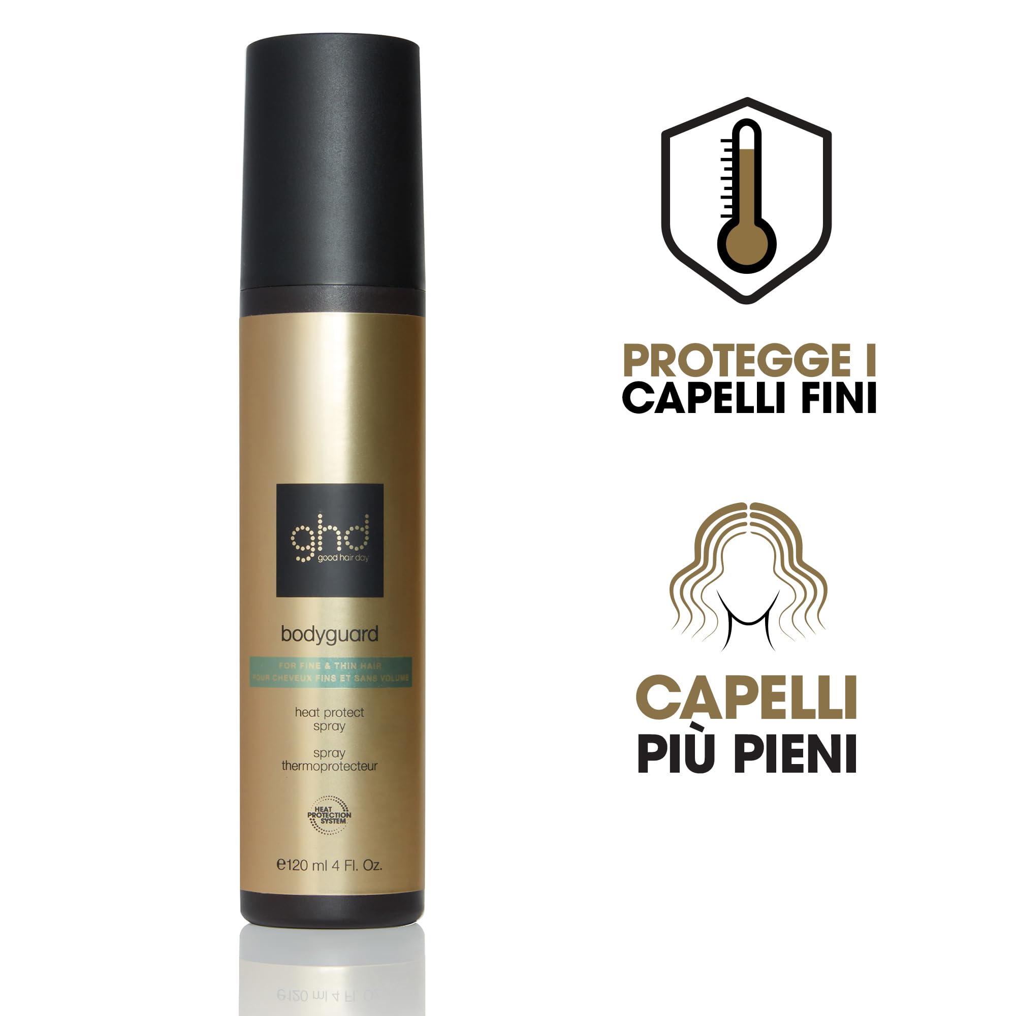 ghd Bodyguard Heat Protect Spray for Fine & Thin Hair, 230°C Protection 7