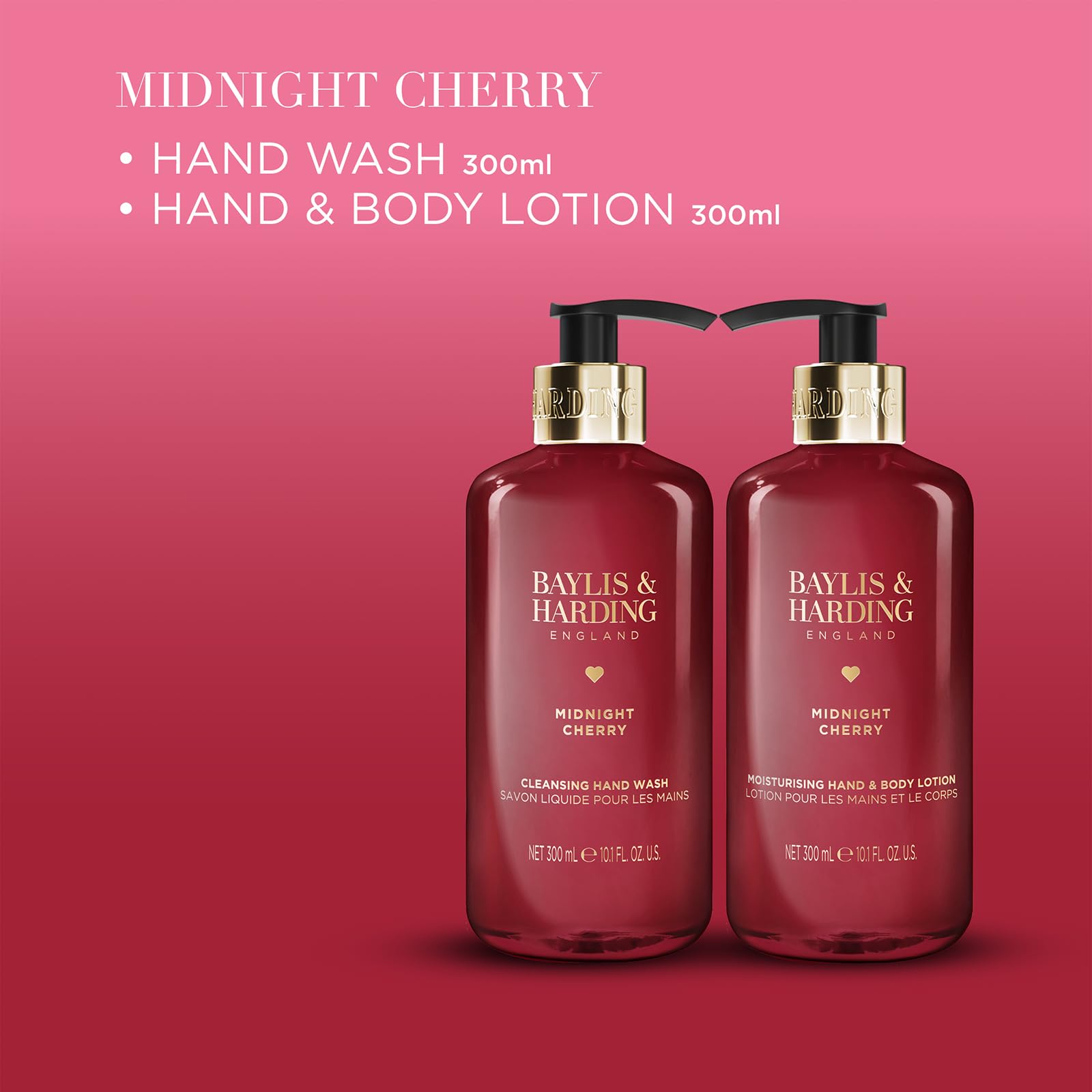 Baylis & Harding Midnight Cherry Luxury Hand Care Gift Set - Vegan Friendly 2