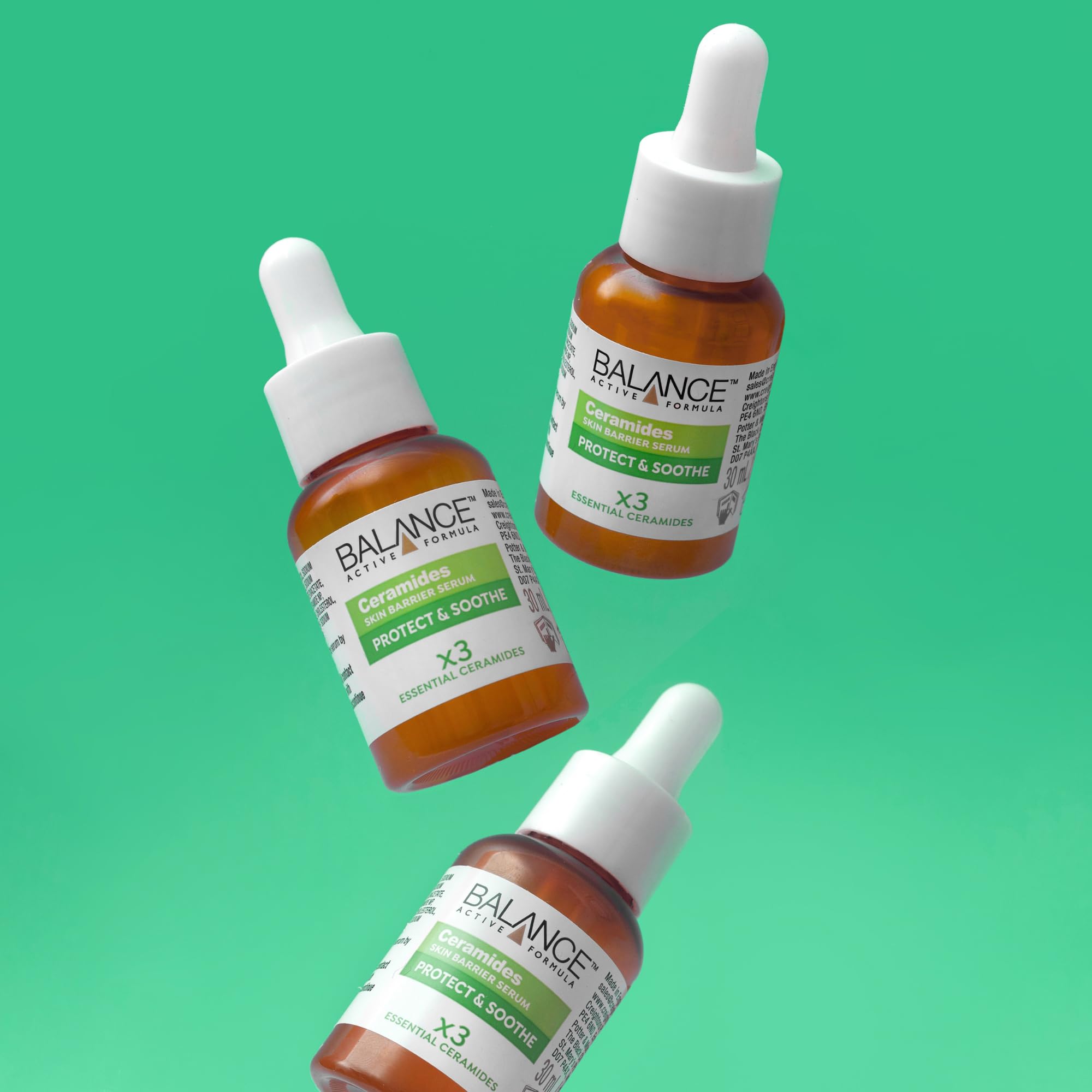 Balance Active Formula Ceramides Skin Barrier Serum, 30ml | Triple Ceramide Complex & Hyaluronic Acid 5