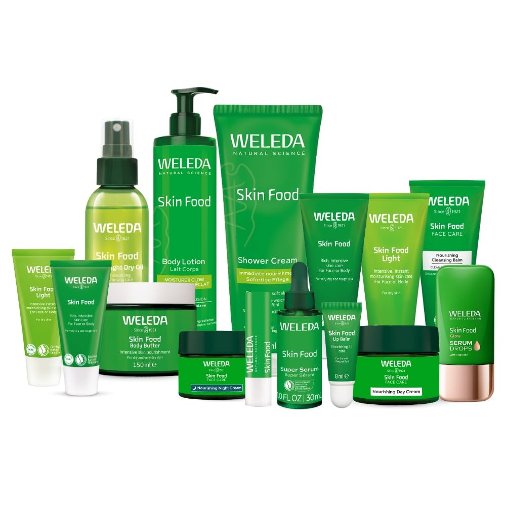 Weleda Skin Food Körperbutter, Feuchtigkeitscreme für trockene Haut, Körperlotion, Feuchtigkeitscreme 8