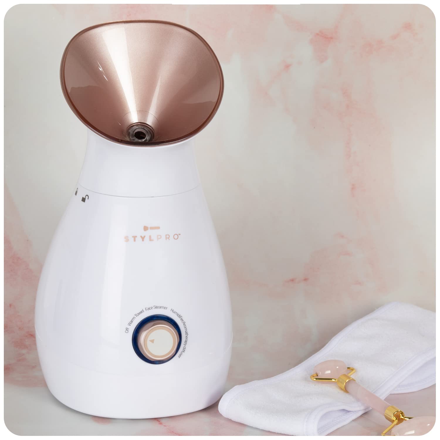 STYLPRO 4-in-1 Ionic Facial Steamer, Humidifier, Diffuser, and Towel Warmer 5