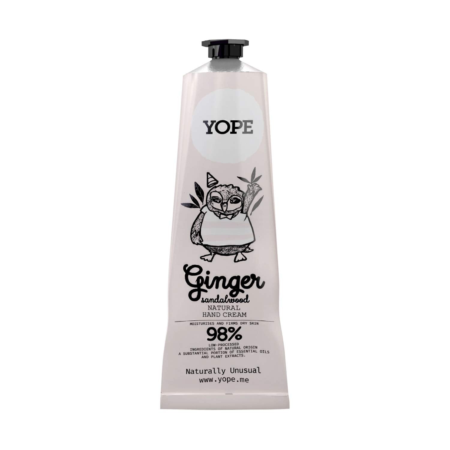YOPE Natural Hand Cream with Shea Butter, Organic Argan, Coconut & Olive Oils - Ginger Scent