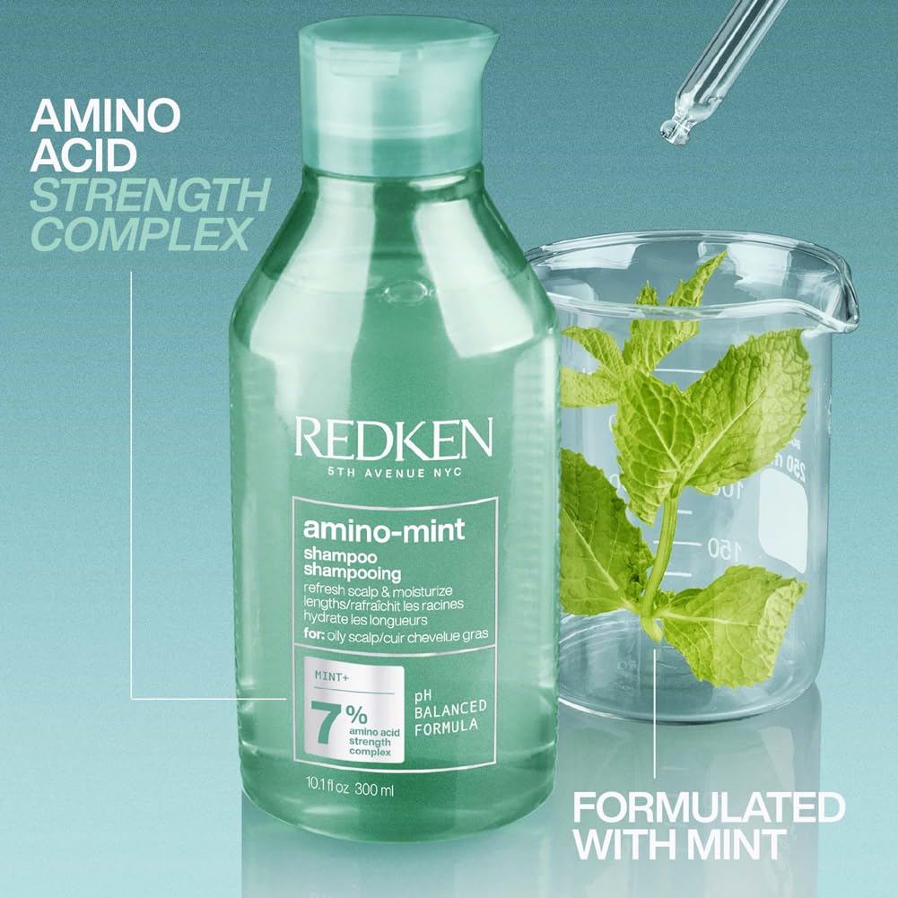 REDKEN Scalp Relief Shampoo Soothing Formula for Greasy Scalp Cleansing and Purification 3