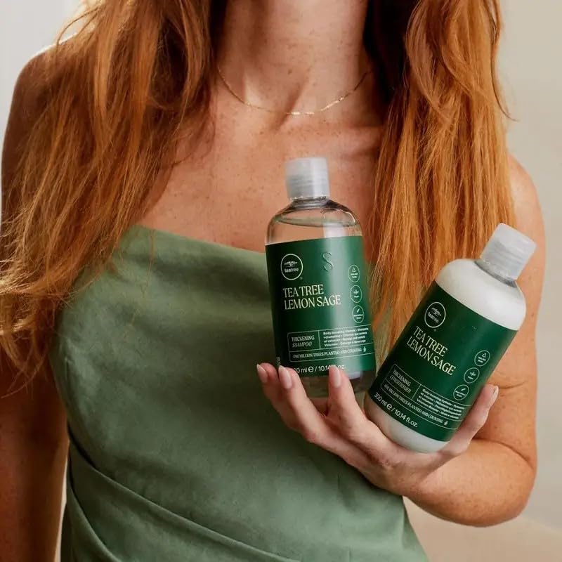 Paul Mitchell Tea Tree Lemon Sage Thickening Shampoo for Volume and Split End Protection 300ml 5