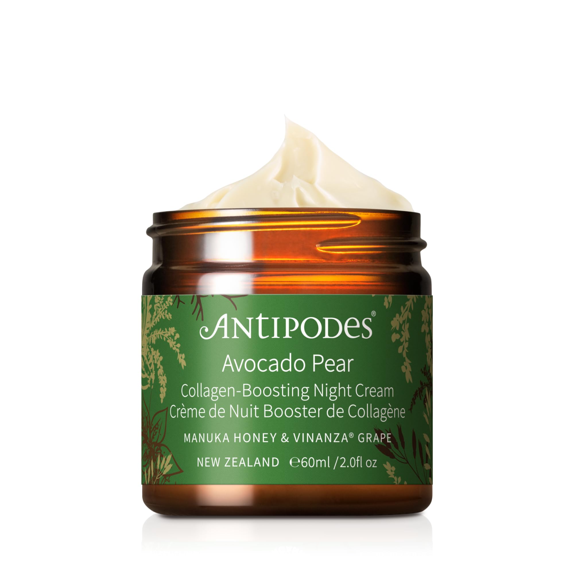 ANTIPODES Avocado Pear Nourishing Night Cream 60ml with Manuka Honey & Vinanza Grape
