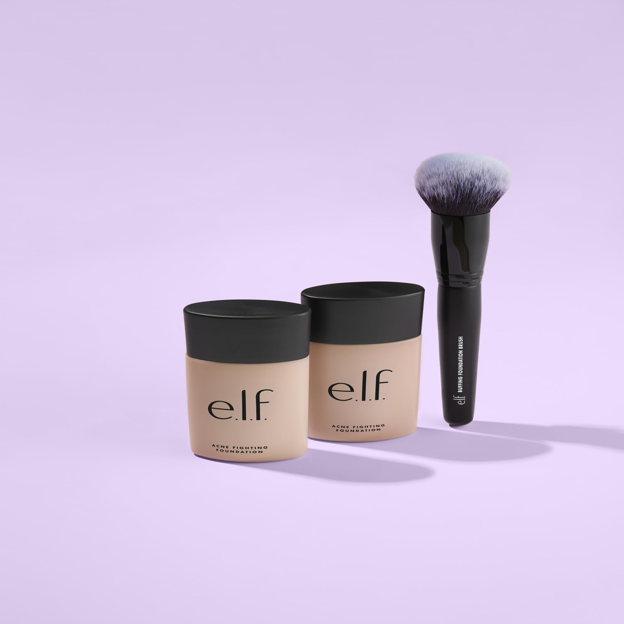elf Buffing Foundation Brush, spitz zulaufender Make-up-Pinsel für ein makelloses Finish und gleichmäßige Deckkraft, vegan und tierversuchsfrei 4