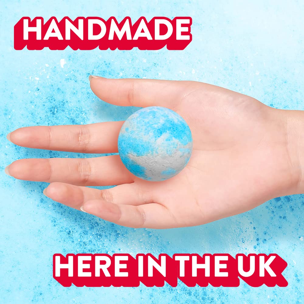 ZIMPLI 8 x UK Made Value Bath Bombs Gift Set with Essential Oils for Women 3