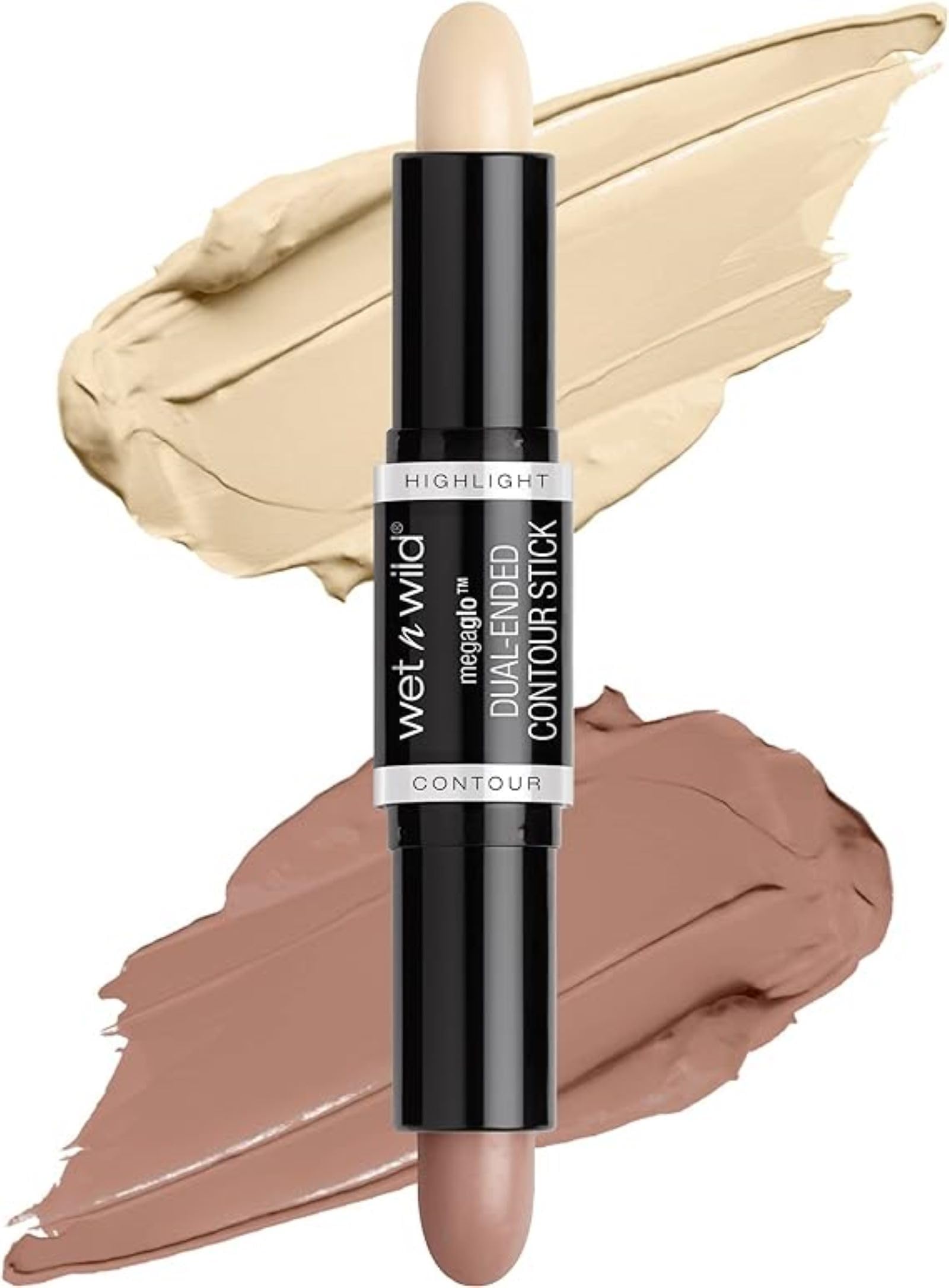 wet n wild MegaGlo Dual-Ended Contour Stick - Light Medium for Defining and Illuminating