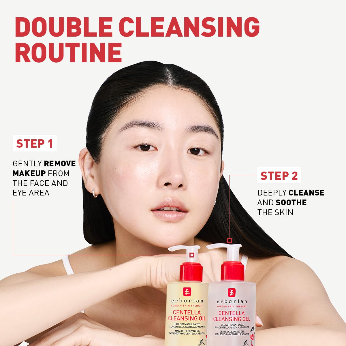 Erborian Centella Cleansing Gel - Gentle Face Cleanser with Centella 5