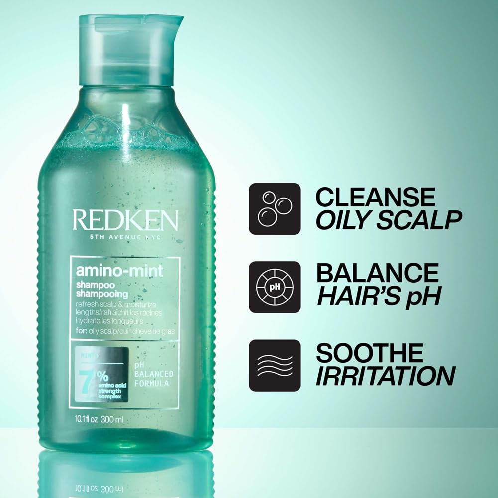 REDKEN Scalp Relief Shampoo, beruhigende Formel, reinigt und klärt fettige Kopfhaut
