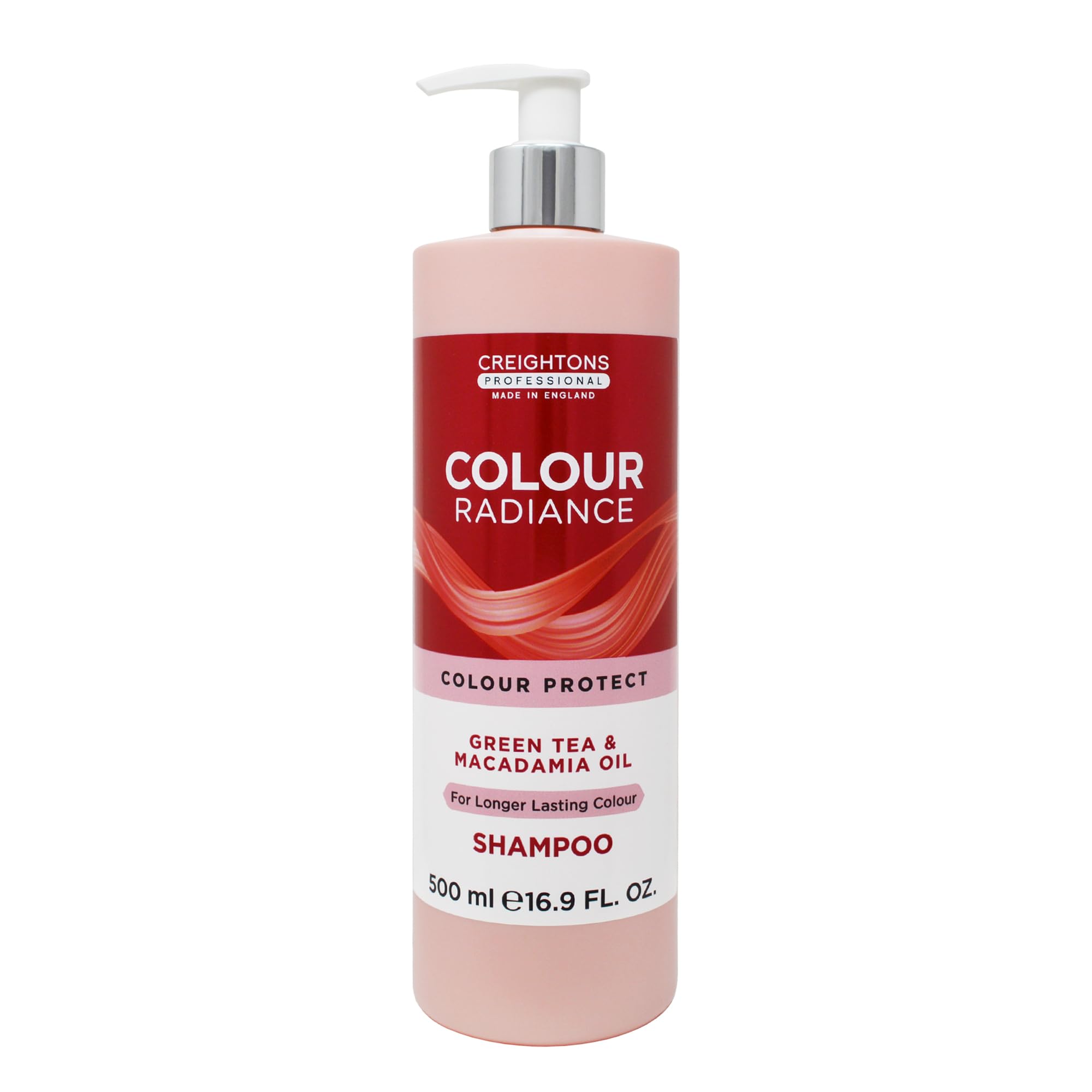 Creightons Professional Colour Radiance Shampoo 500 ml | Farbschutz und Feuchtigkeitspflege für coloriertes Haar | Grüner Tee &amp; Macadamiaöl | Langanhaltende Farbe &amp; Glanz | Haarpflege