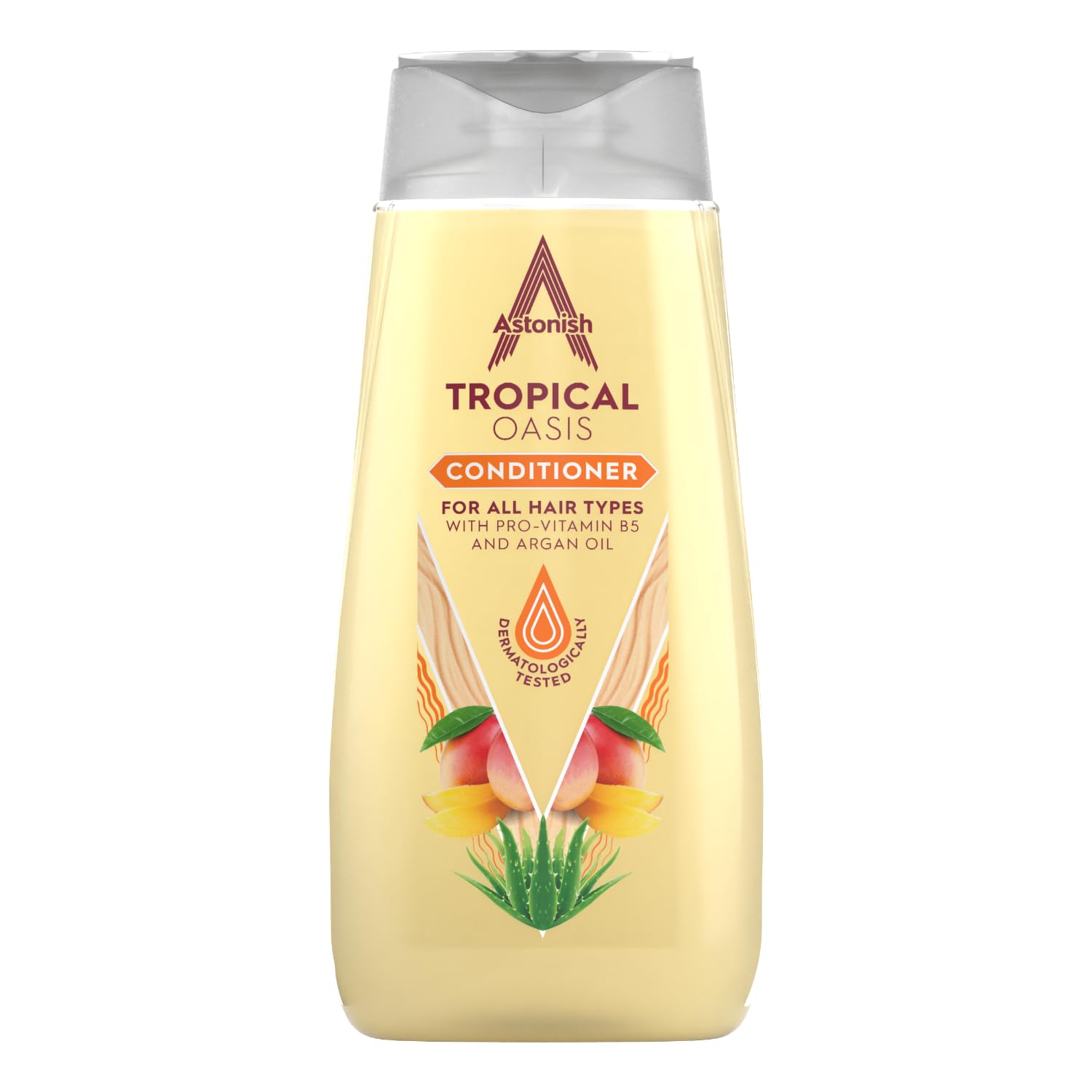 Astonish Tropical Peach Conditioner with Argan Oil for Silky Smooth Hair, 375ml