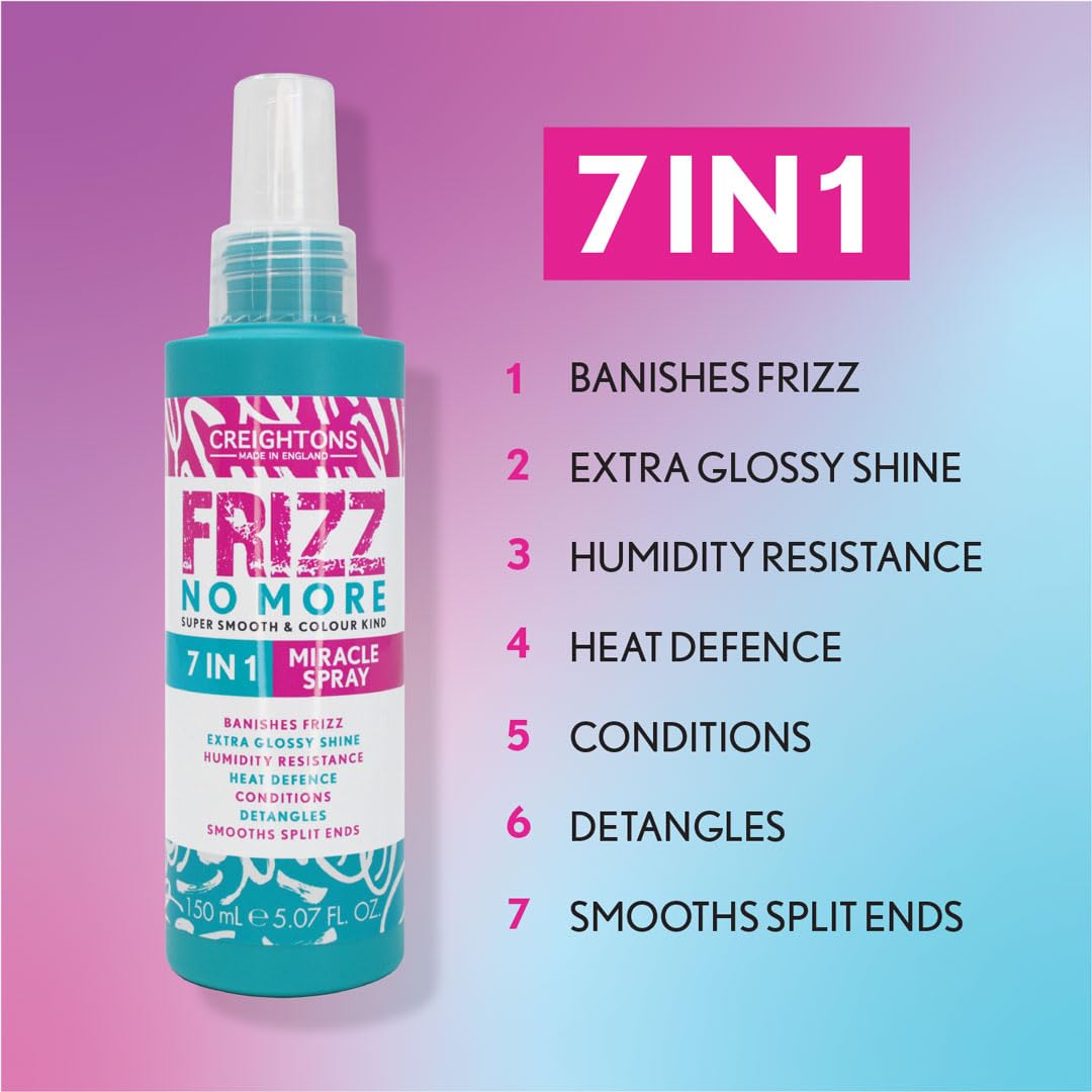 Frizz No More 7-in-1 Wunderspray | All-in-One-Haarpflege | Frizz-Kontrolle 3