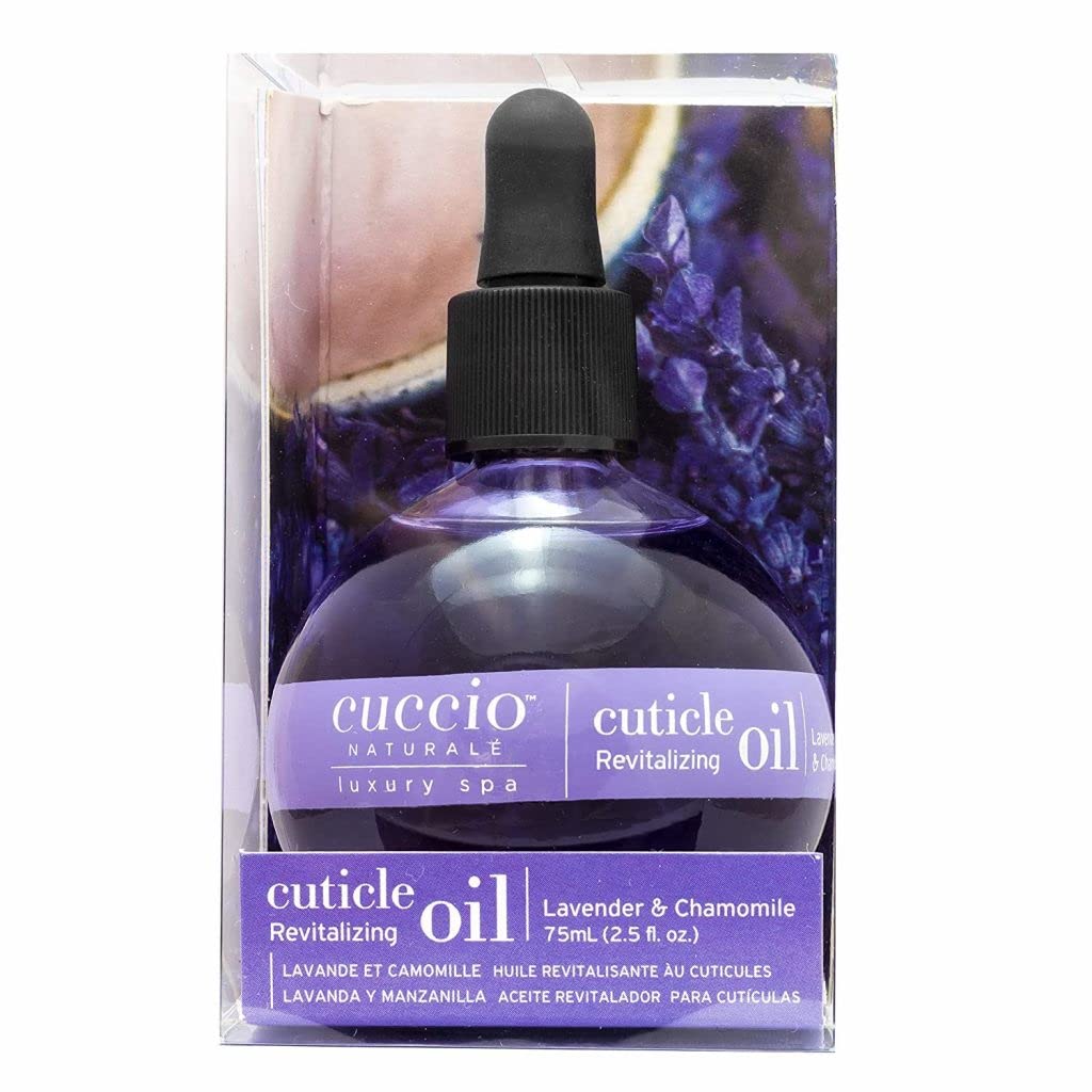 Cuccio Naturale Cuticle Oil with Lavender & Chamomile for Nourishing Cuticles, 73 ml