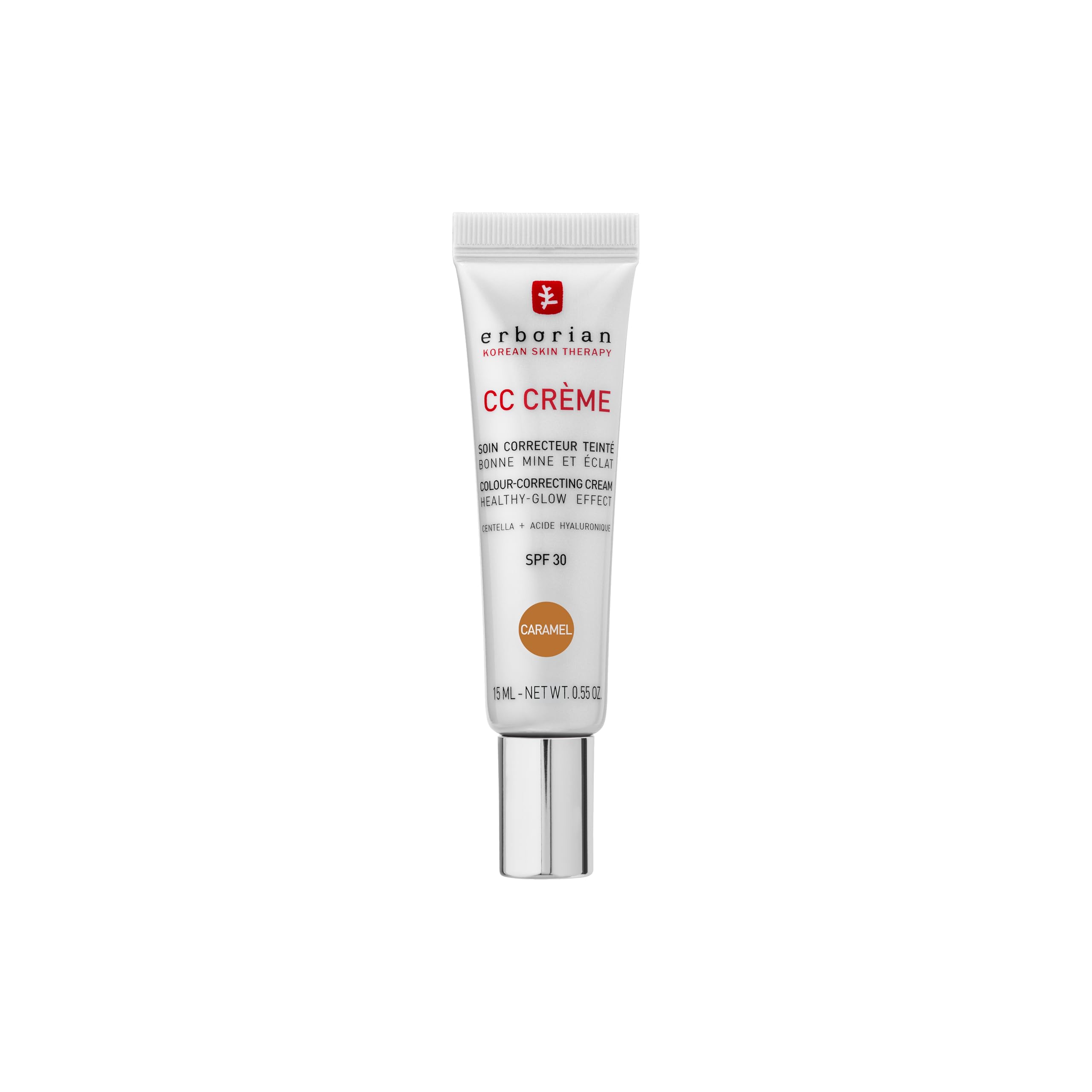 Erborian CC Cream with Centella Asiatica - Caramel - Color Correcting Cream for Healthy Glow