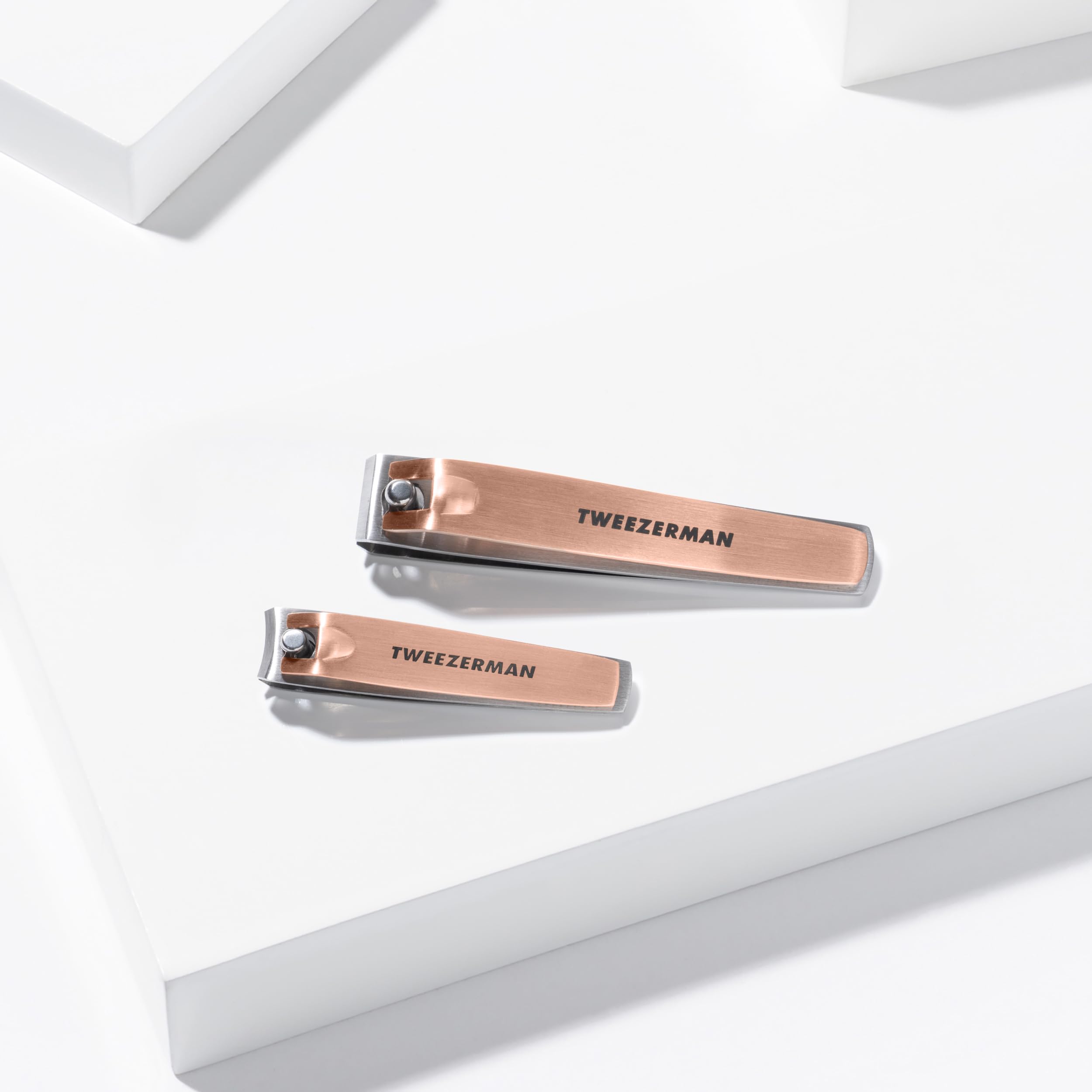 Tweezerman Rose Gold Combo Clipper Set for Fingernails and Toenails 10