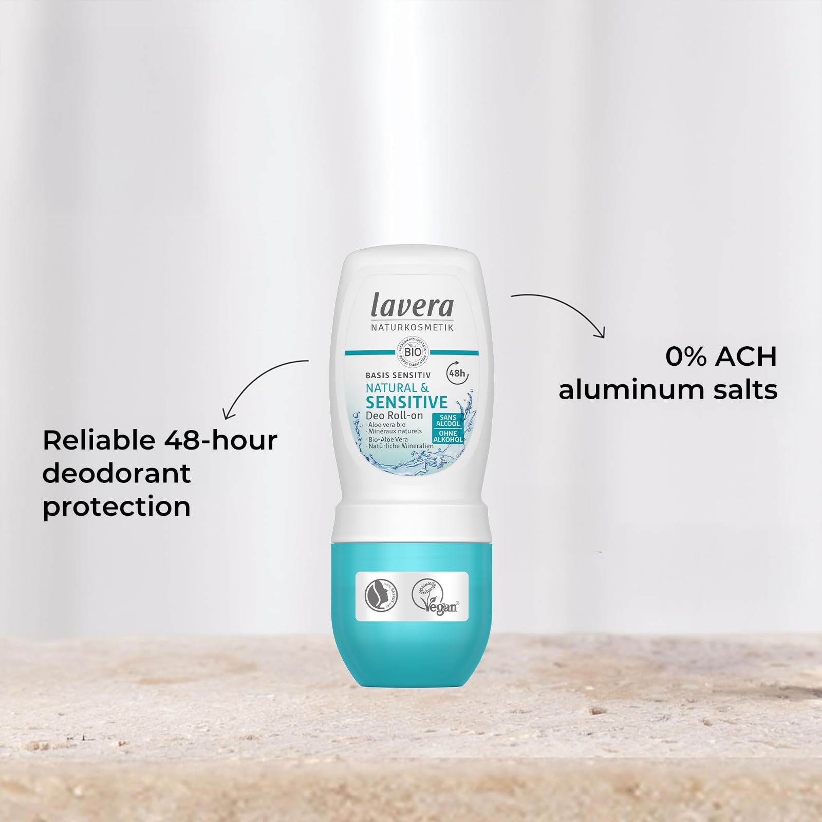 lavera Deo Roll-On basis sensitiv Natural & Sensitive 48h Protection - Vegan 3