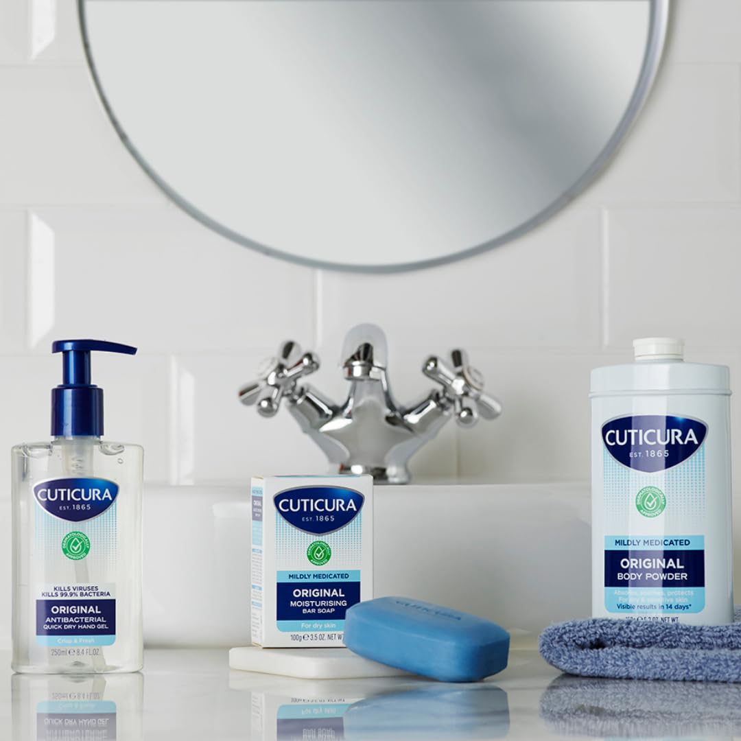 CUTICURA Mildly Medicated Body Powder for Eczema-Prone Skin Relief 250g 7