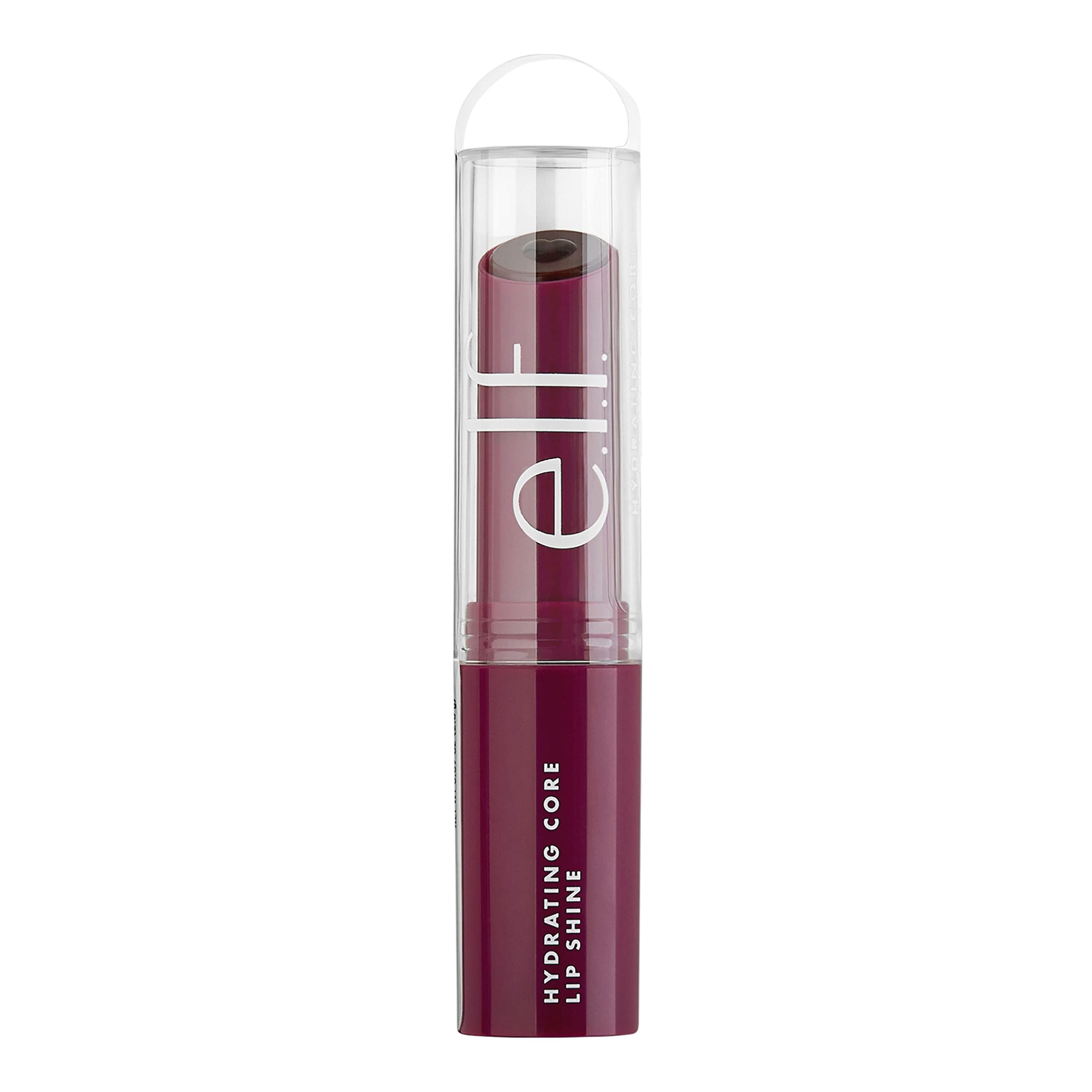 e.l.f. Hydrating Core Lip Shine, Ecstatic, Sheer Color Tinted Lip Balm, 0.09 Oz 3