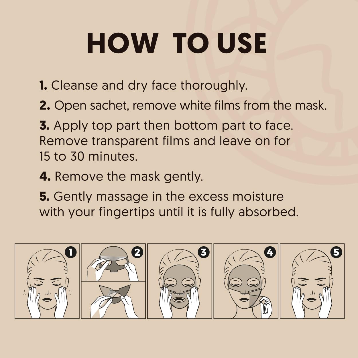 GOLD COLLAGEN Hydrogel Mask Set - 4 Pack for Dehydrated & Tired-Looking Skin 6