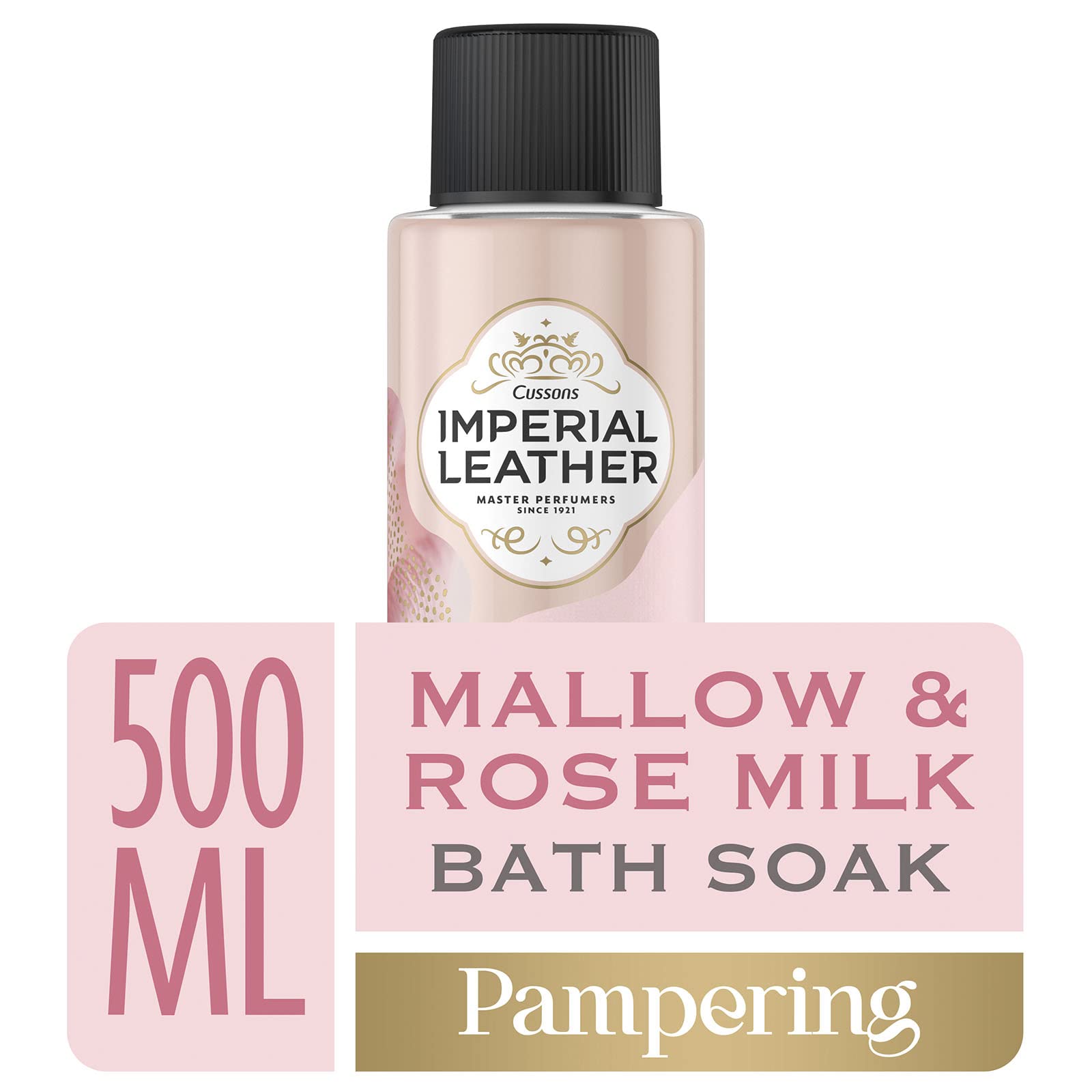 Imperial Leather Pampering Bath Soak, Mallow and Rose Milk, Pack of 4 x 500 ml