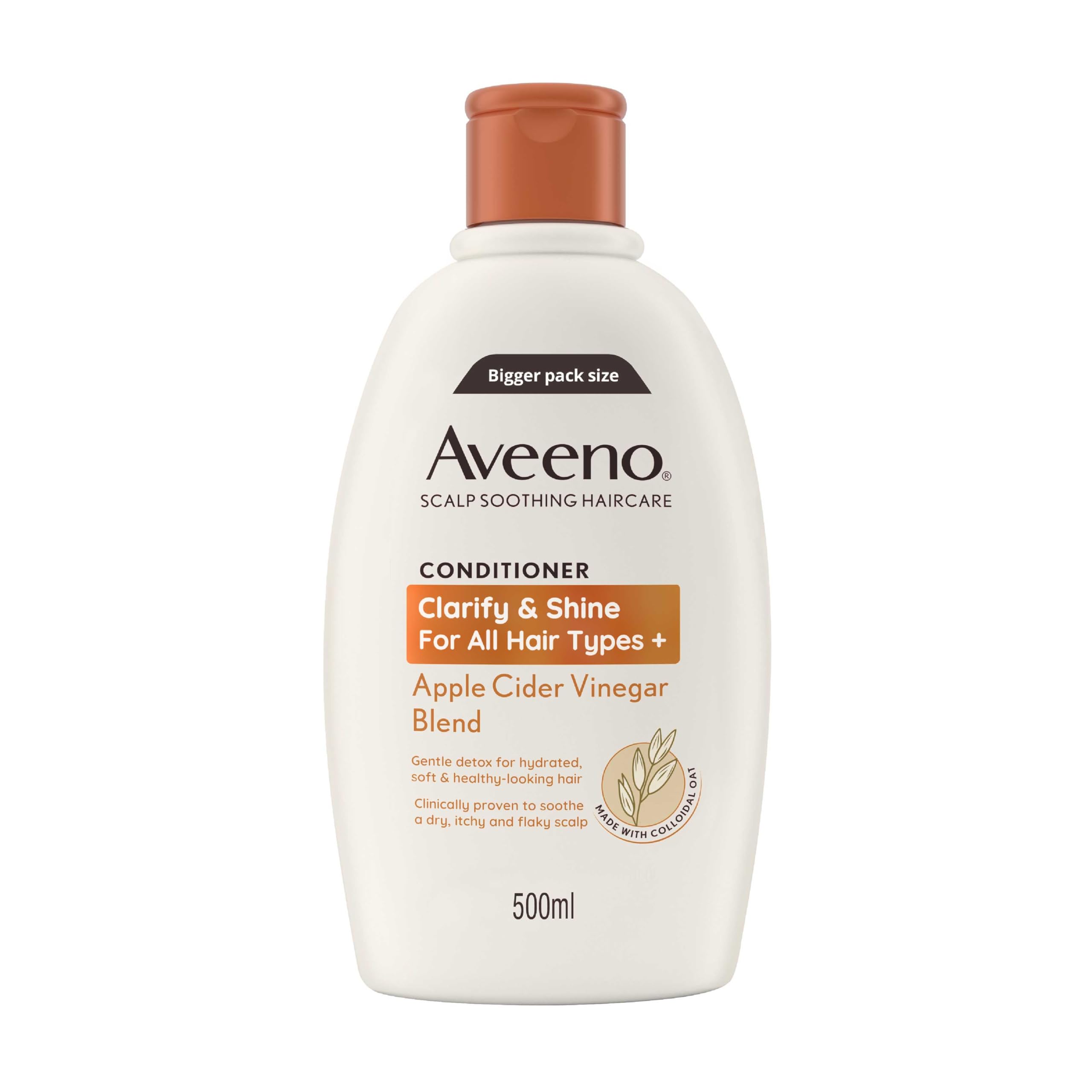 Aveeno Scalp Soothing Clarify & Shine Conditioner with Apple Cider Vinegar 500ml