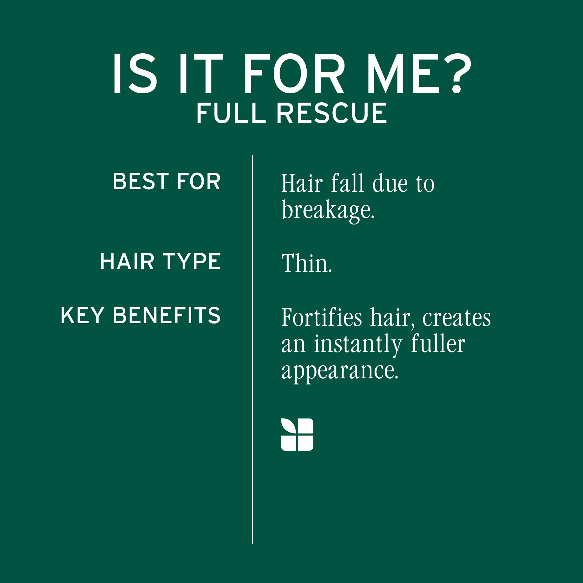 Biolage Full Rescue Fortifying Shampoo for Increased Resistance to Hair Fall 8