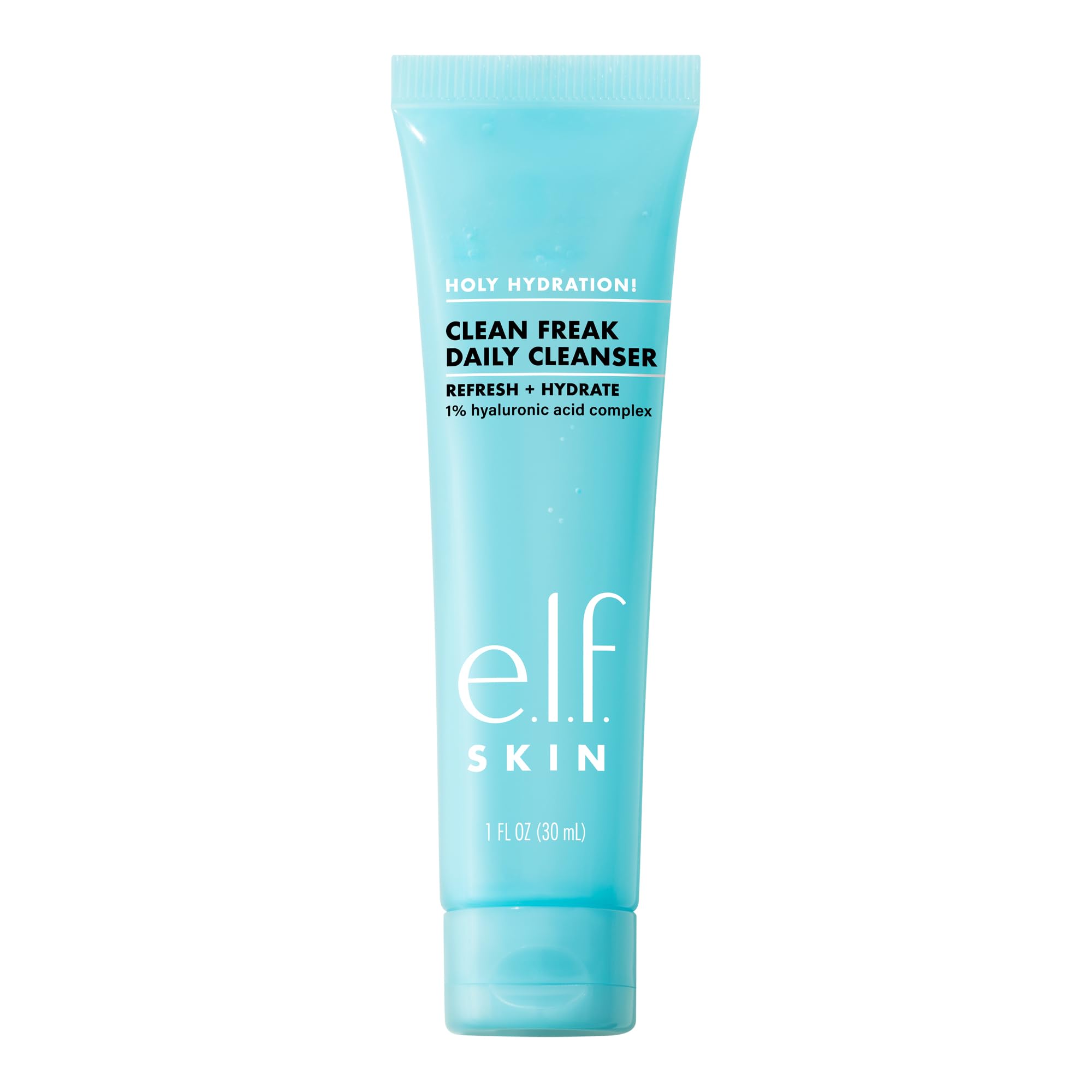 e.l.f. SKIN Holy Hydration! Clean Freak Daily Cleanser Gel with Hyaluronic Acid