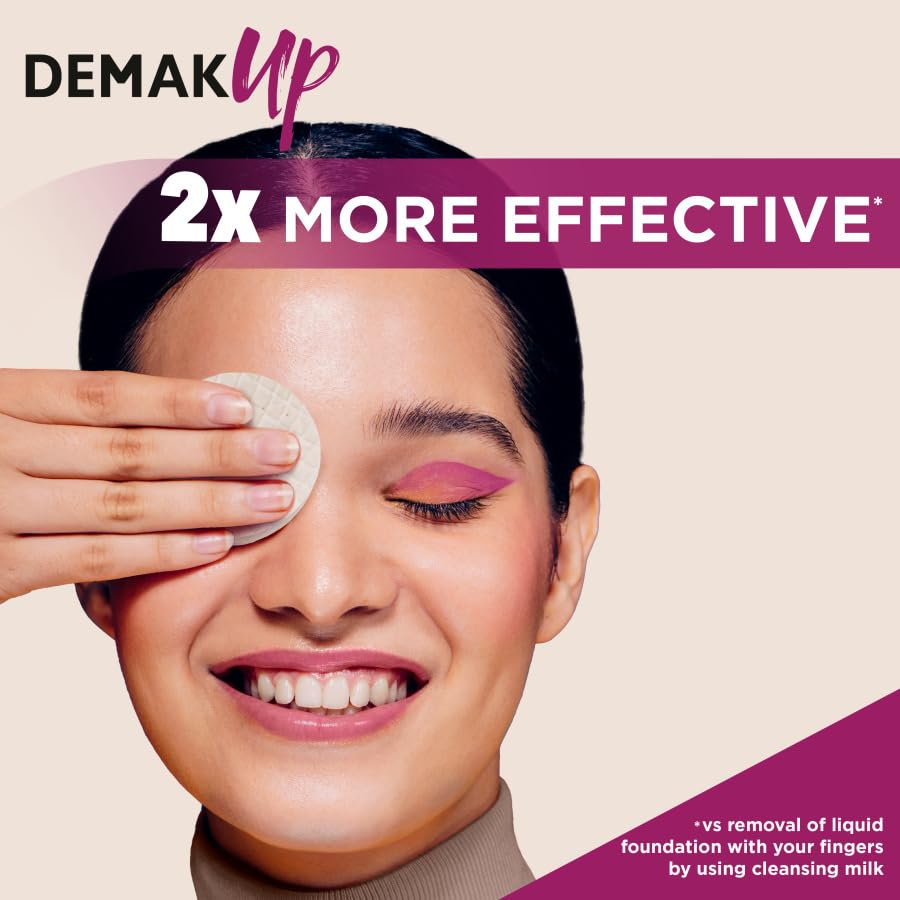 Demak'Up Expert Round Cotton Pads for Makeup Removal - 350 Count