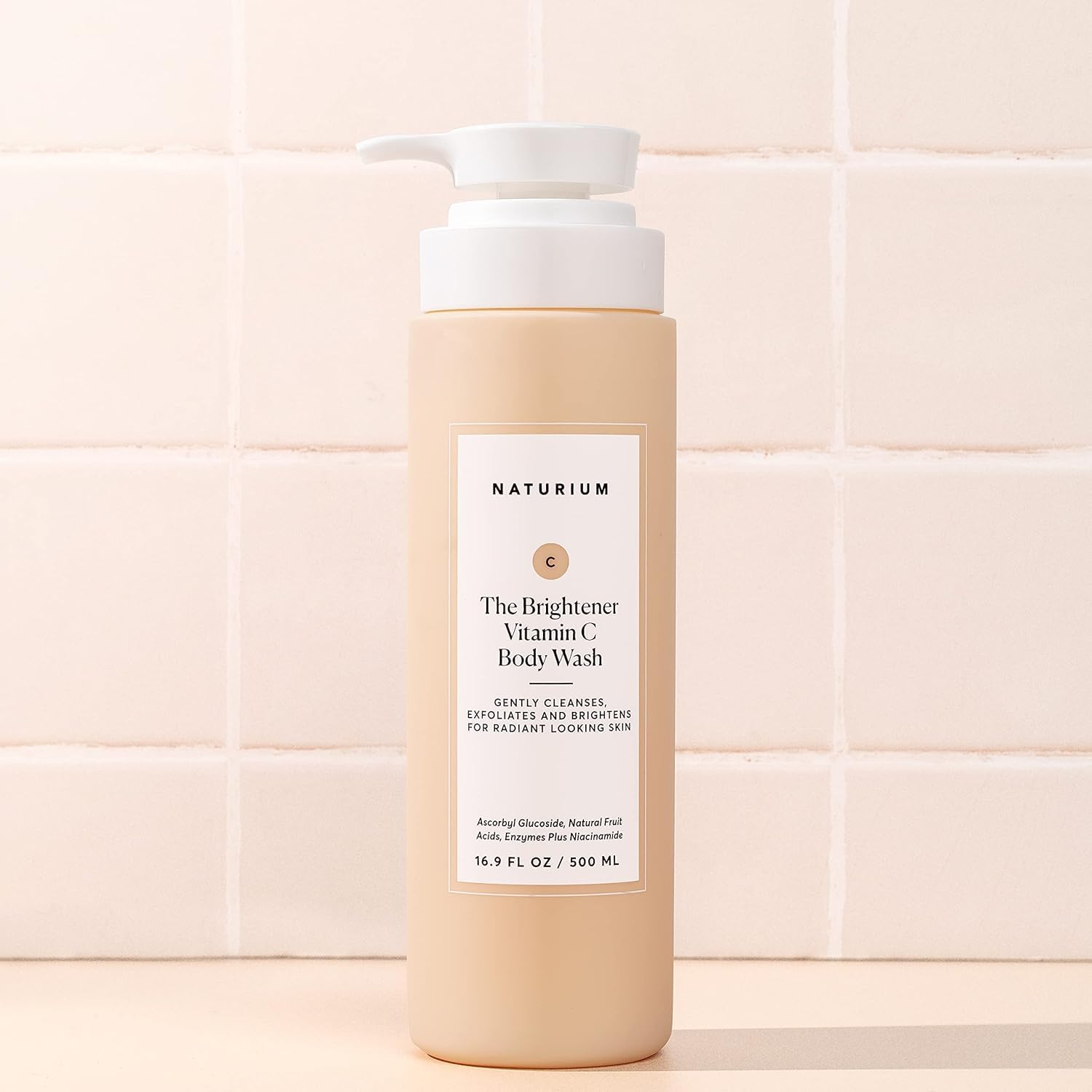 Naturium The Brightener Vitamin C Body Wash Gentle Cleanser | 16.9 FL OZ / 500 ML 4