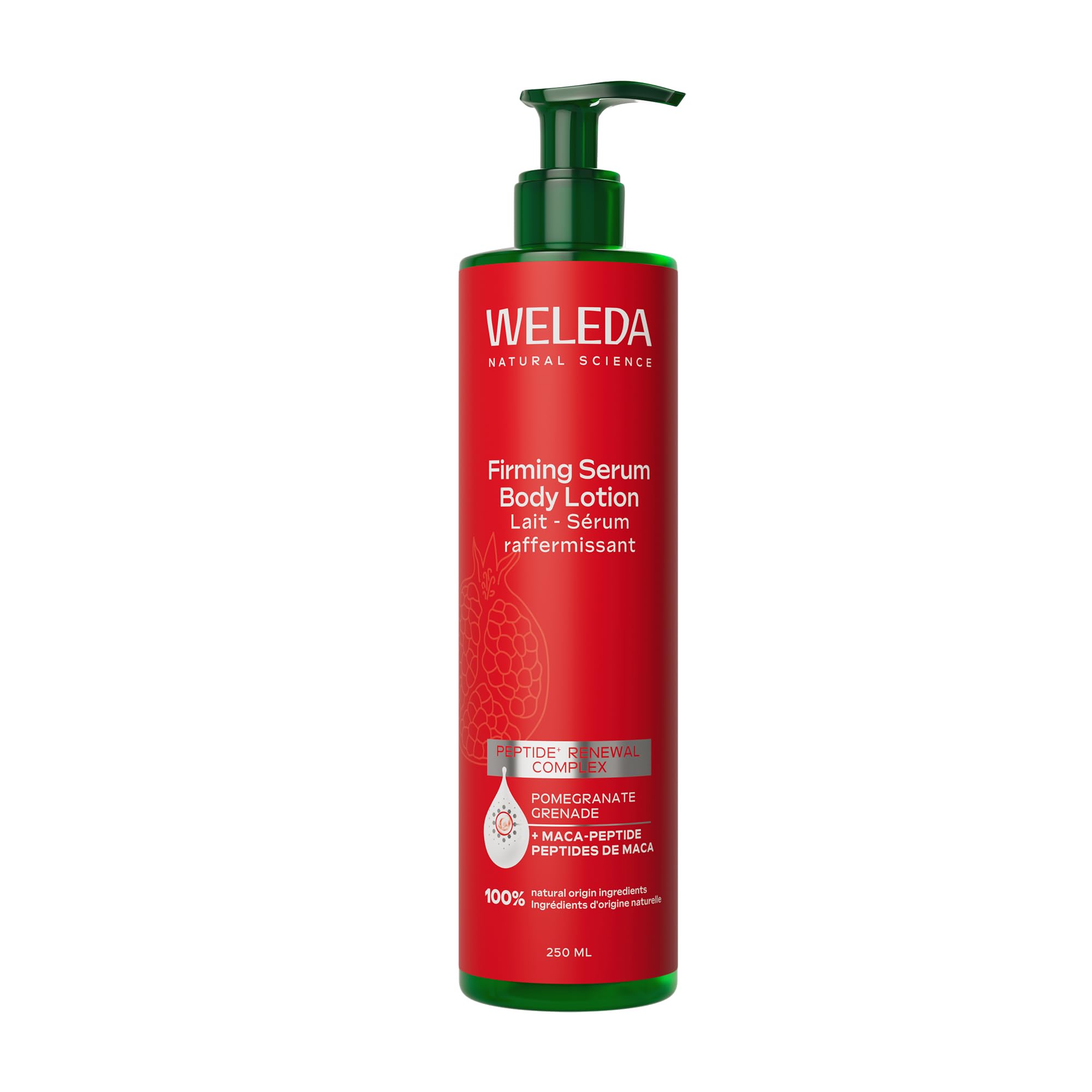 Weleda Firming Serum Body Lotion with Pomegranate & Maca-Peptide, 250ml, Certified Natural