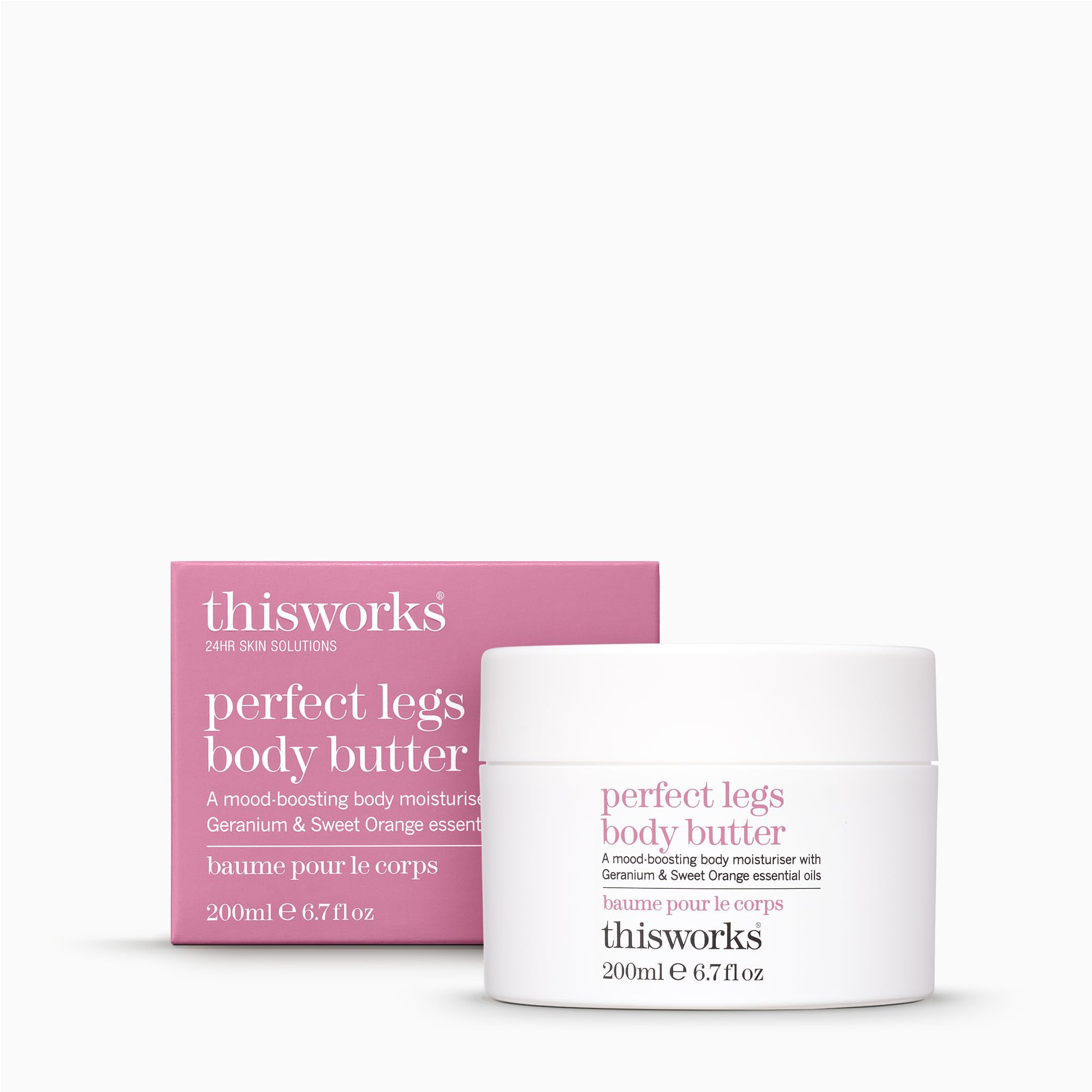 This Works Perfect Legs Body Butter, 200 ml - Mood-Boosting Body Lotion