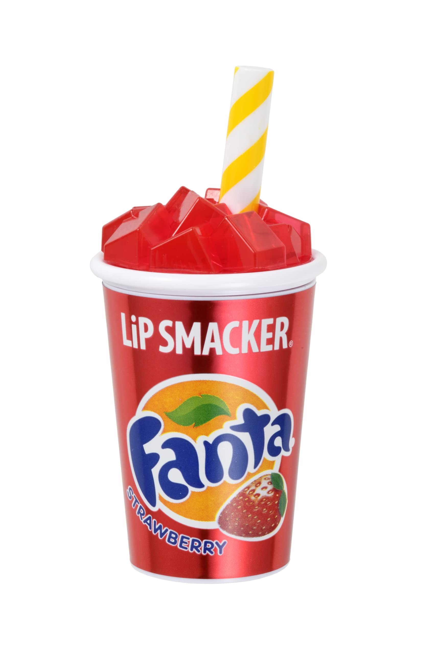 Lip Smacker Coca-Cola Cup Collection Strawberry Fanta Flavor Lip Balm for Kids 3