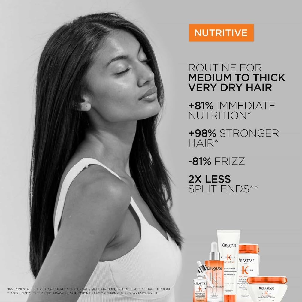 Kérastase Nutritive Rich Deep Nutrition Hair Mask for Very Dry Medium to T 4
