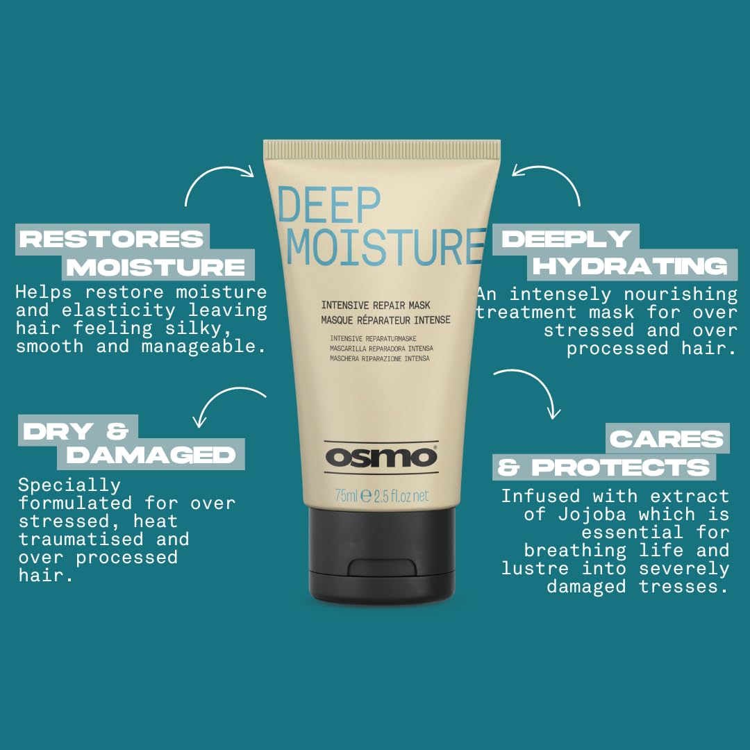 OSMO Intensive Deep Repair Mask with Jojoba Oil for Over Stressed Hair